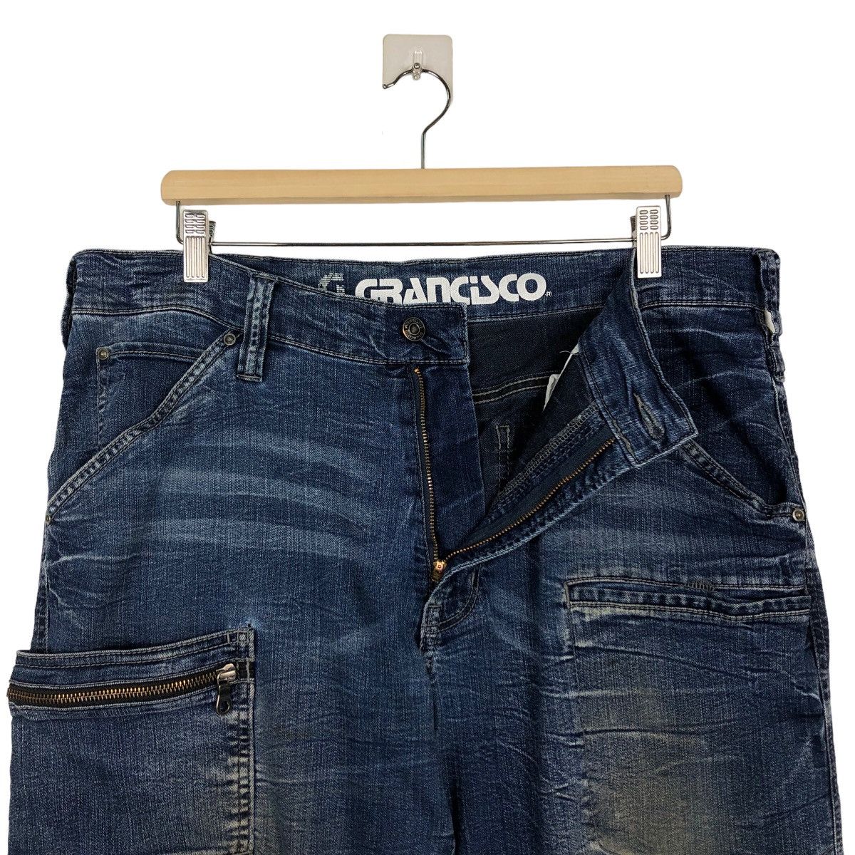 Hysteric Glamour 🔥Bush Pocket Cargo Denim Jeans Grancisco Japan Size US 36 / EU 52 - 9 Thumbnail