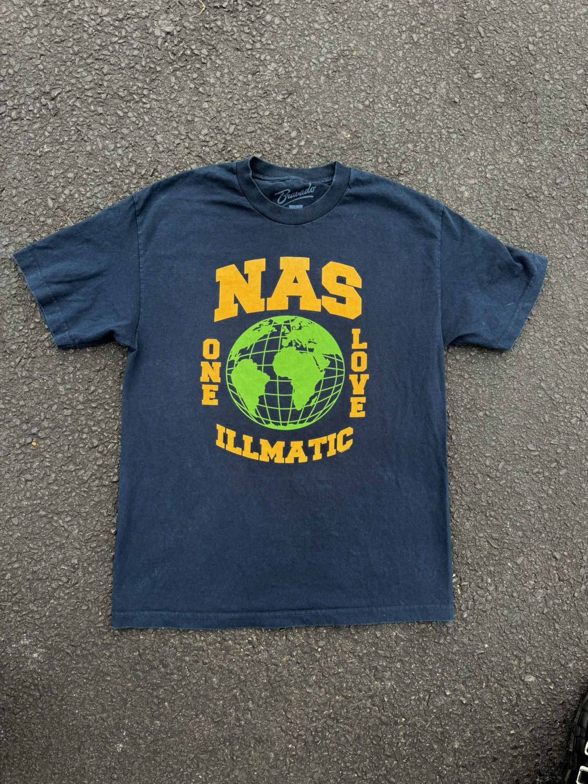 Bravado × Nas × Rap Tees Nas Illmatic Bravado Hip Hop Rap Tour T-Shirt Size US L / EU 52-54 / 3 - 2 Thumbnail