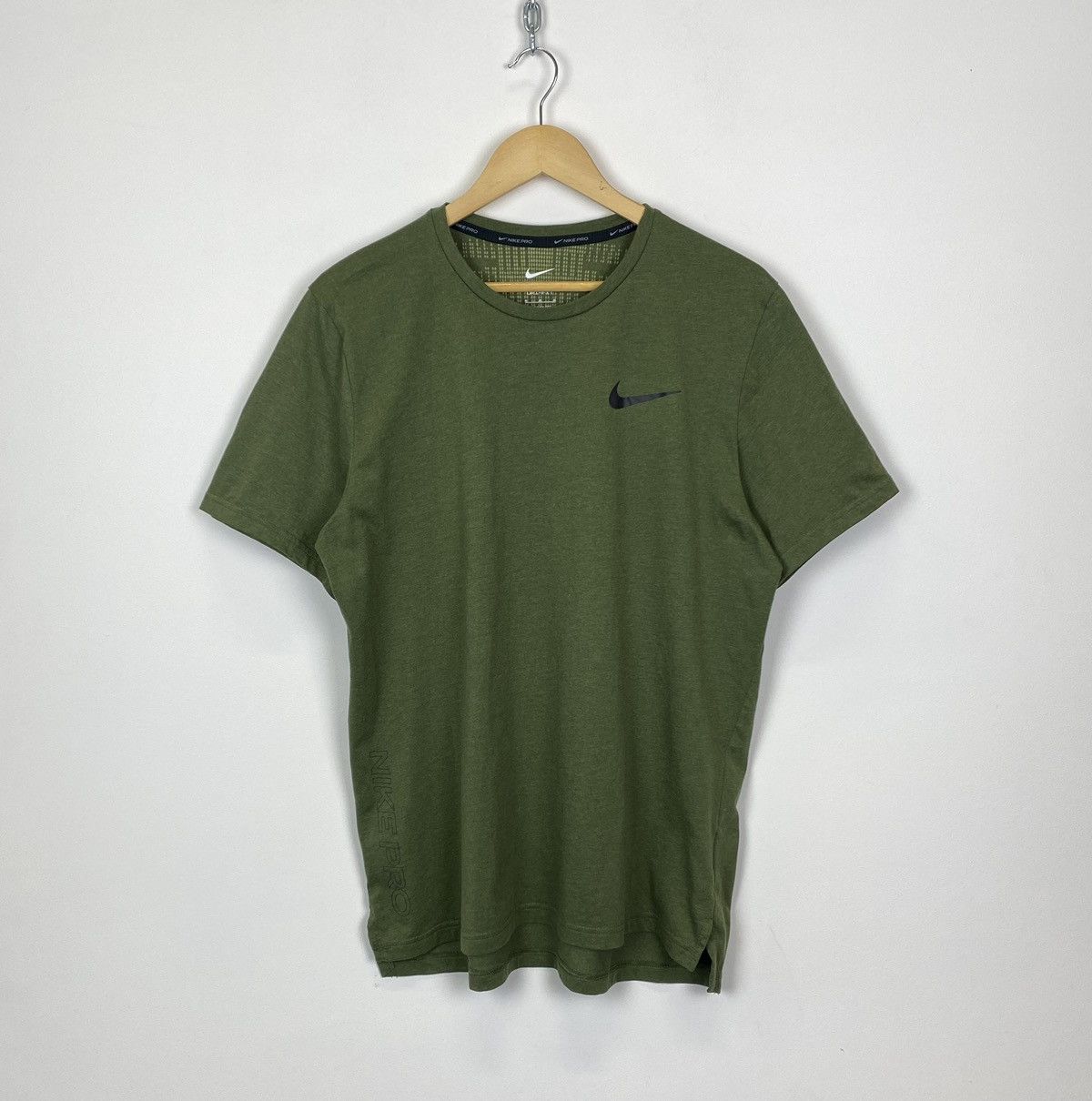 Nike Nike Pro Dri-Fit Swoosh Drill T-shirt Men’s Size M Green Top Size US M / EU 48-50 / 2 - 2 Thumbnail