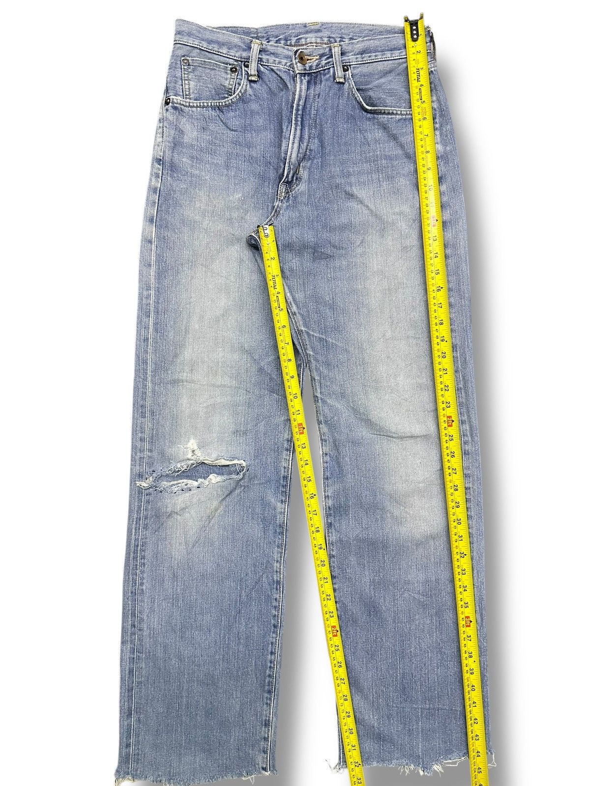 Edwin Vintage Edwin 505 Selvedge Japan Denim Straight Leg Faded Size US 30 / EU 46 - 18 Thumbnail