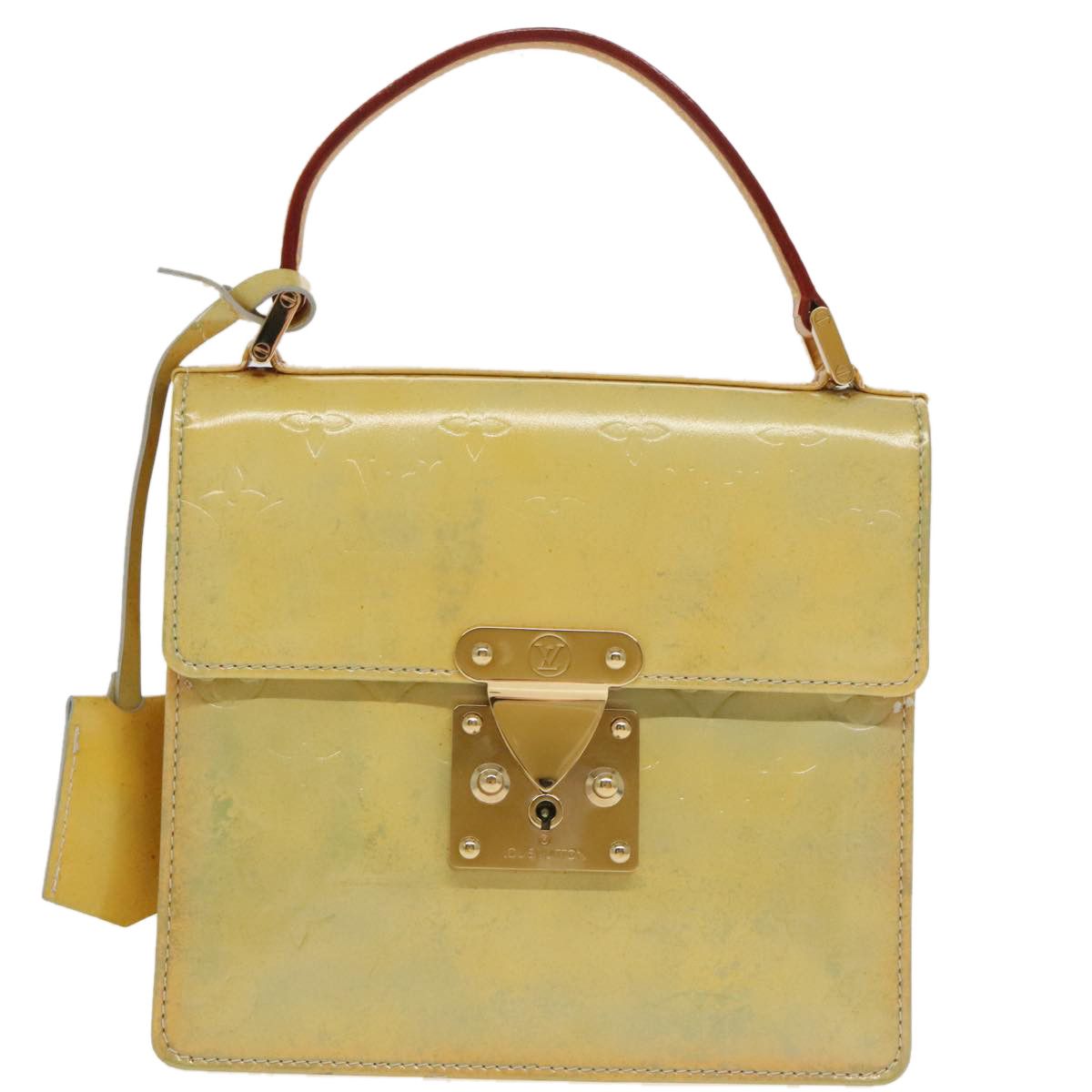 Louis Vuitton Spring Street Yellow Patent Leather Handbag (Pre-Owned) Size ONE SIZE - 1 Thumbnail