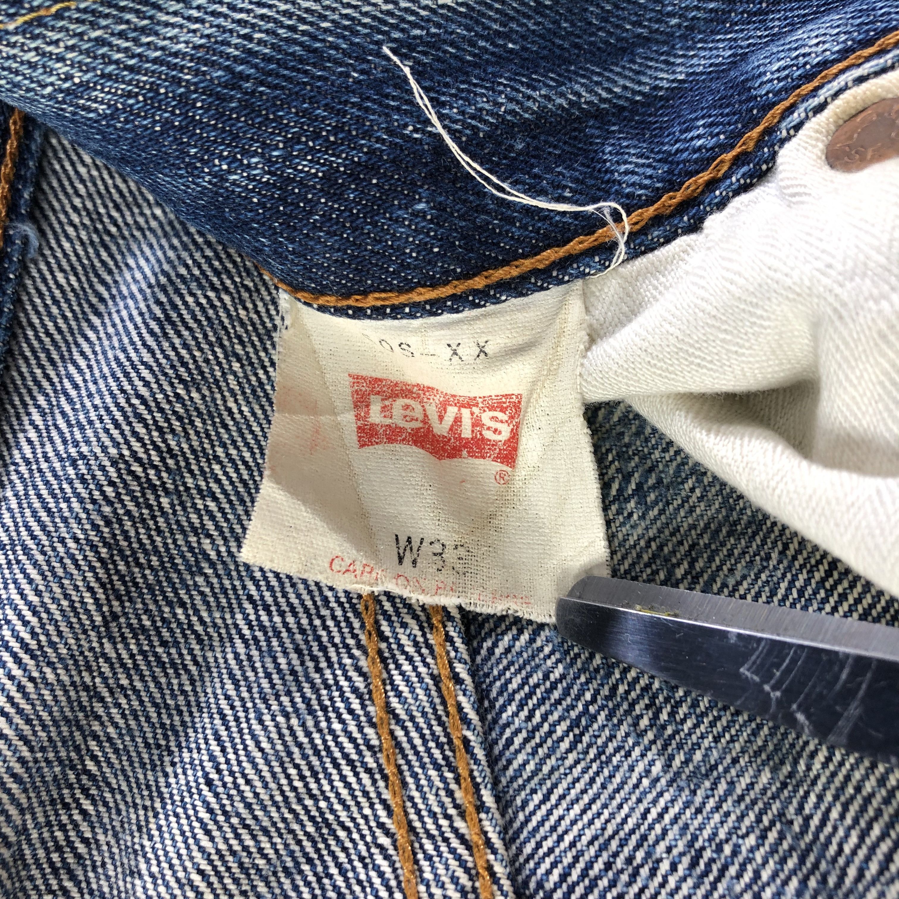 Levi's Vintage Distressed Levis 501 Jeans-J3694 Size US 32 / EU 48 - 12 Thumbnail