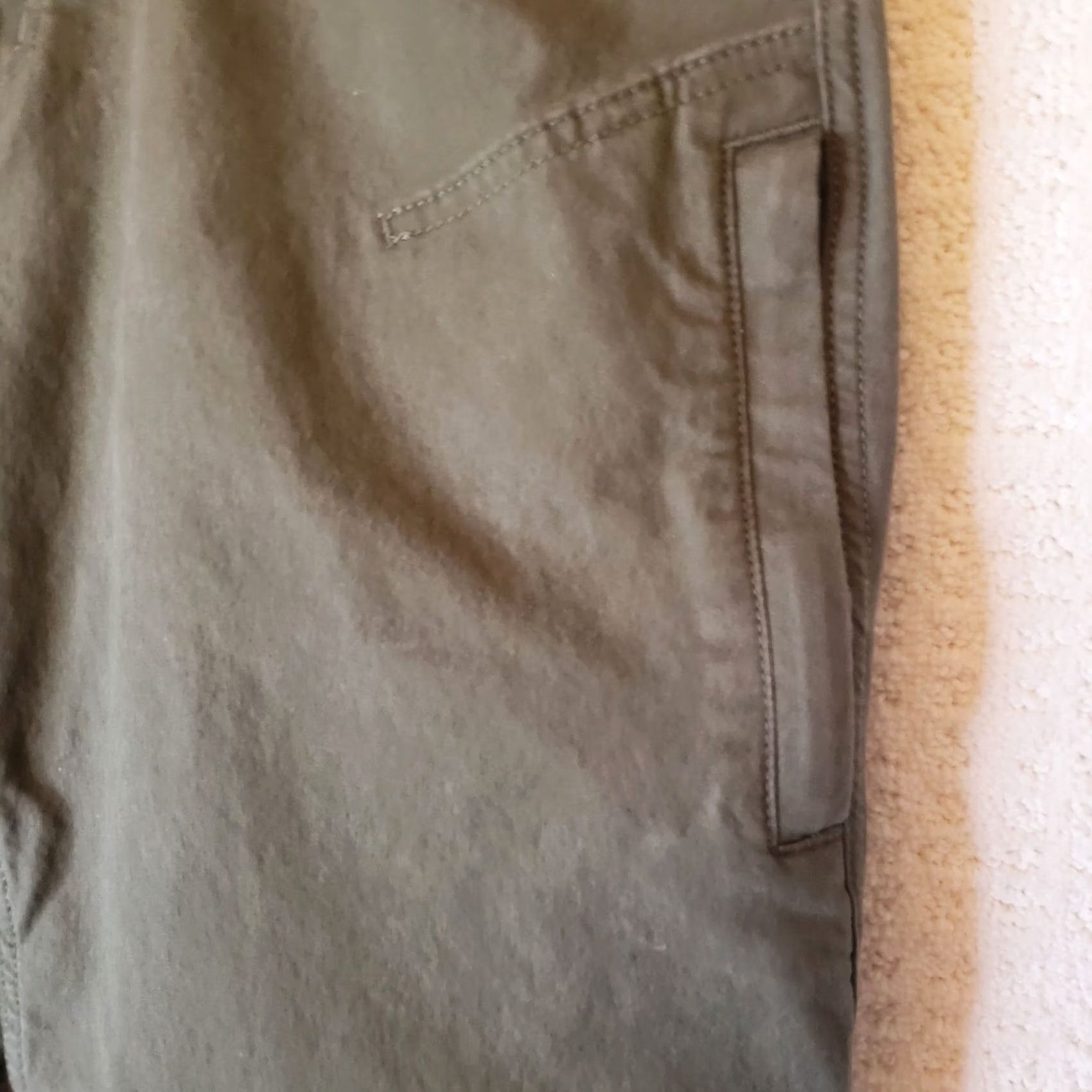 Olive Alaskan HardGear by Duluth Trading Co. Women's Hiking Work Pants Sz 8 REG Olive Vintage Olive Straight Pant Womens Size 30" / US 8 / IT 44 - 6 Thumbnail