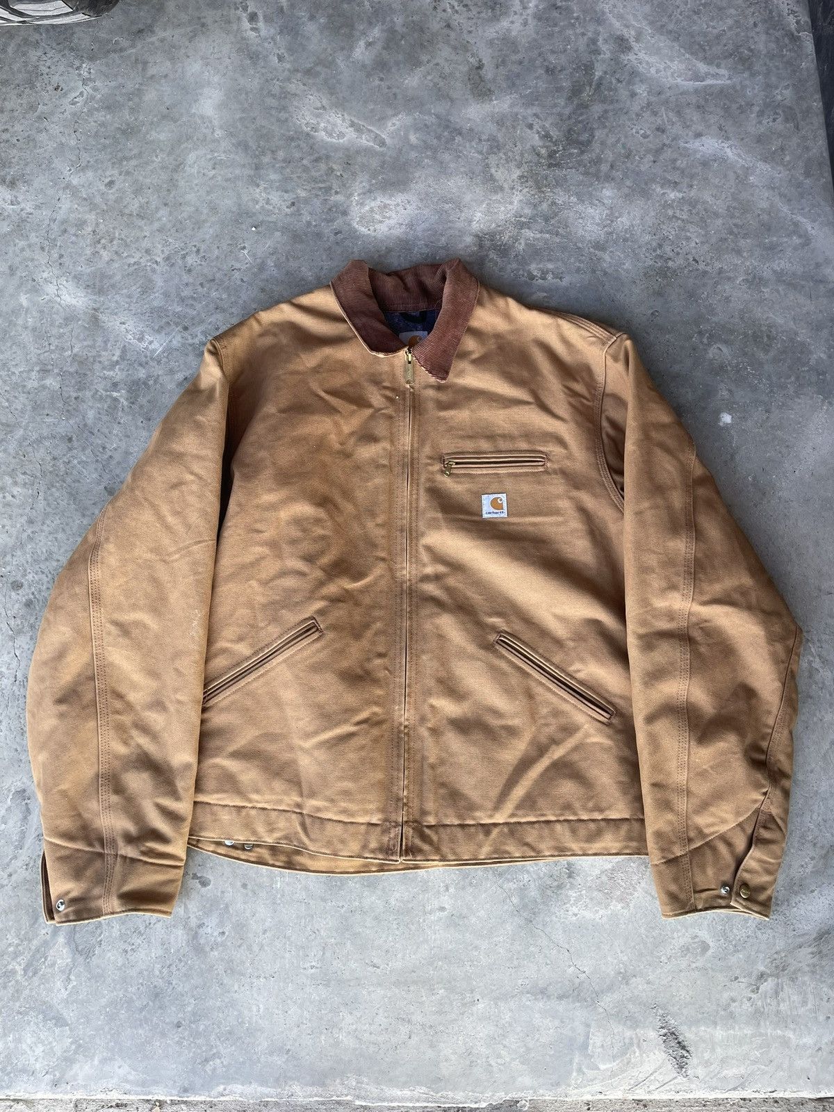 Carhartt Vintage 90s Carhartt J01 Detroit Jacket Blanket Lined Large Size US XXL / EU 58 / 5 - 1 Thumbnail