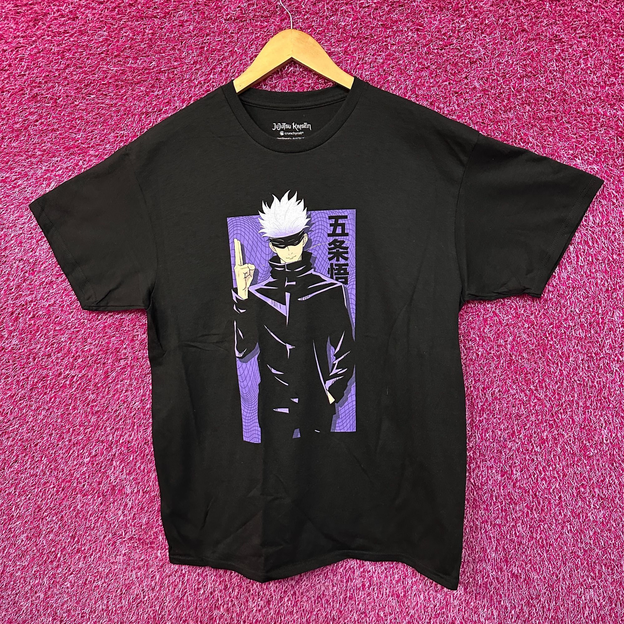 Anime Satoru Gojo JuJuTsu Kaisen Anime Crunchyroll Series Tee L Size US L / EU 52-54 / 3 - 1 Thumbnail
