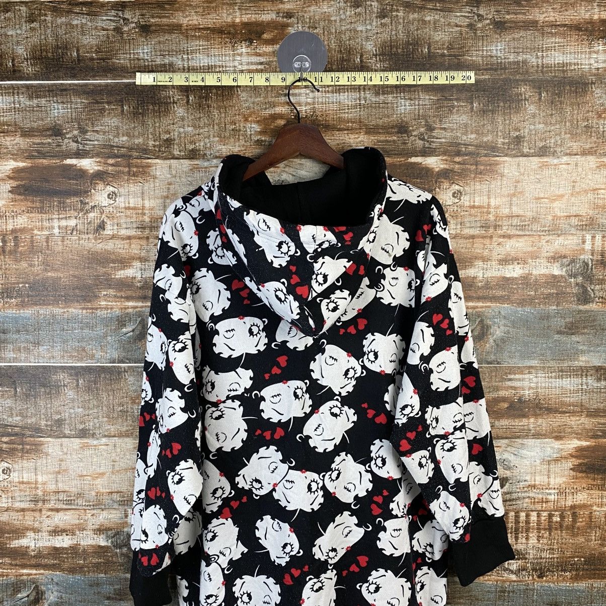 Japanese Brand DL Betty Boop full print Black Hoodie #C863 Size US XL / EU 56 / 4 - 14 Thumbnail