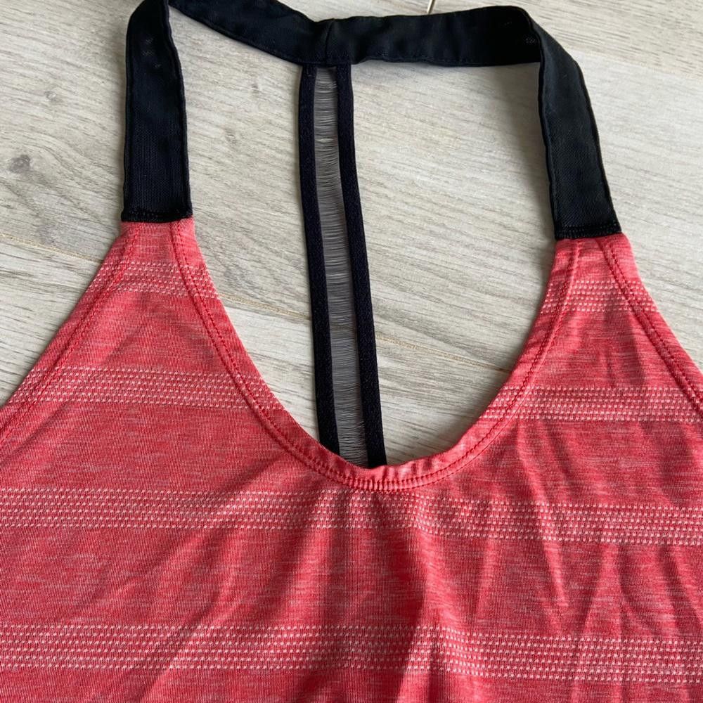 Nike Stylish Nike Women's Workout Tank Top - Coral/Black Size XS / US 0-2 / IT 36-38 - 3 Thumbnail