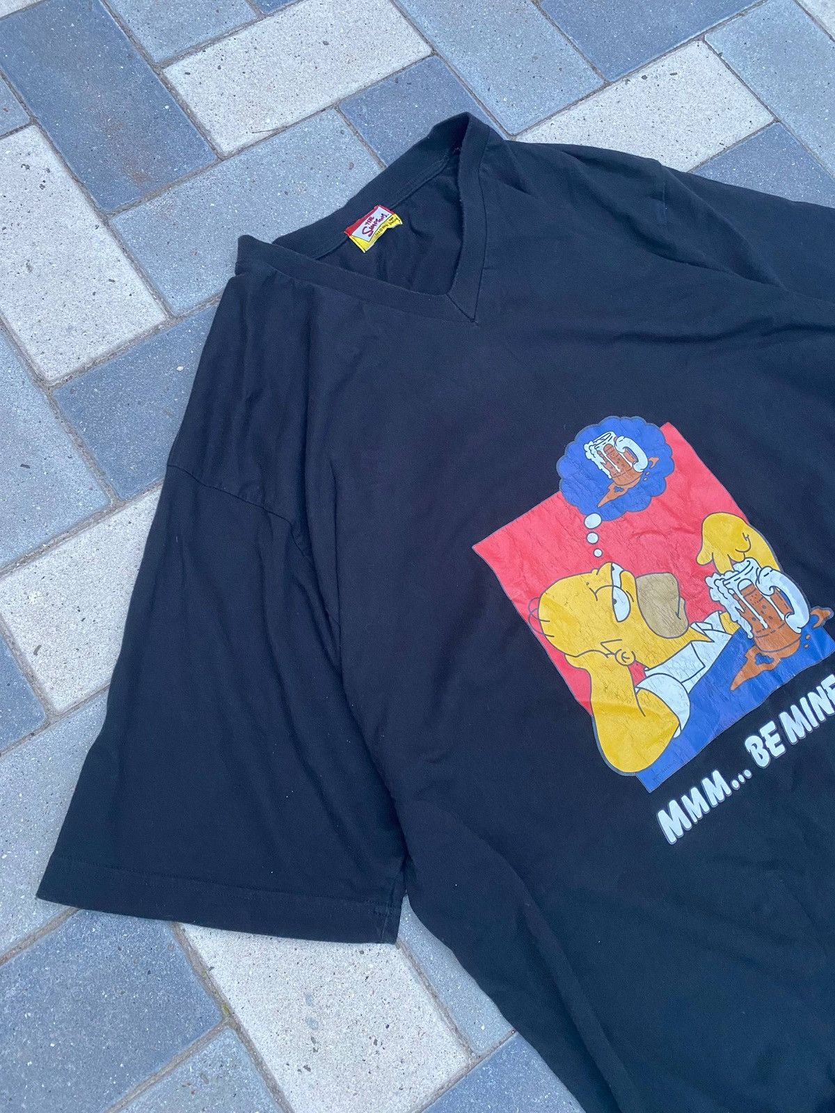 The Simpsons Vintage 1999 The Simpsons Homer “Mmm… Be Mine!!!” Tee Size US L / EU 52-54 / 3 - 13 Thumbnail