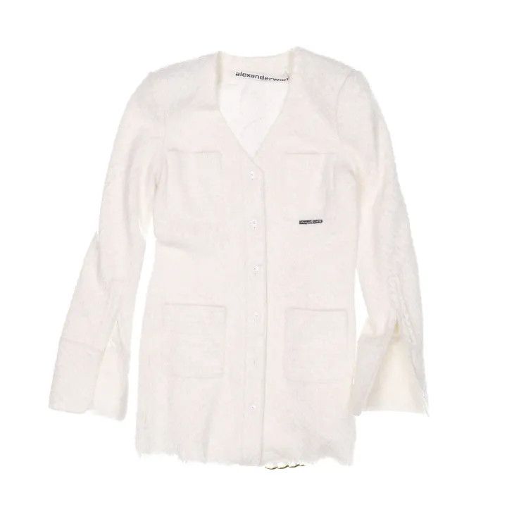 Alexander Wang Alexander Wang Logo Button-Up Coat 0079 Size S / US 4 / IT 40 - 1 Thumbnail