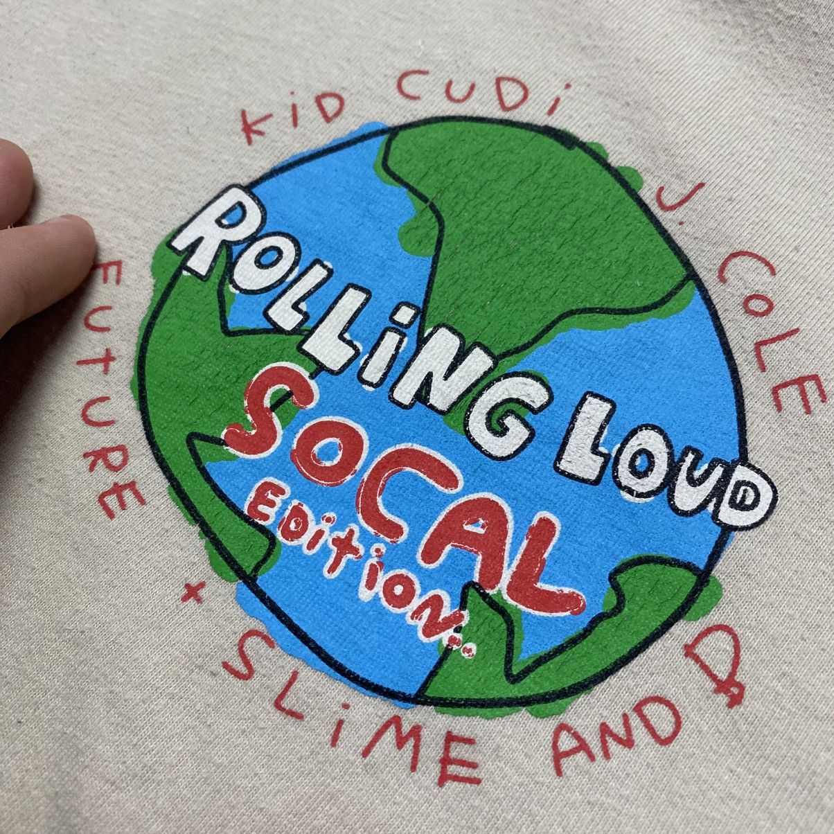 Designer × Kid Cudi × Rolling Loud Men’s Kid Cudi Rolling Loud Social 2021 rare merch tee Size US L / EU 52-54 / 3 - 7 Thumbnail