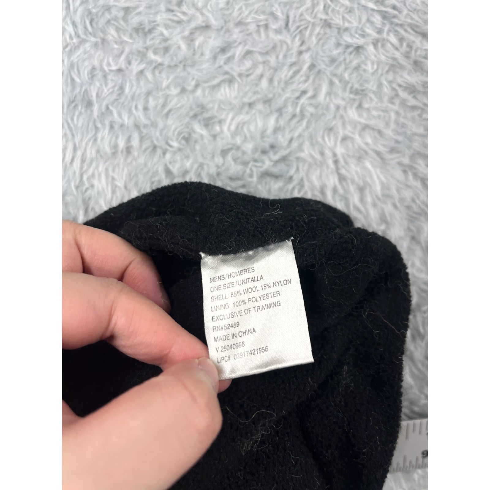 Walmart Beannie Toque Beanie Knit Geometric Blue Gray Mens One Size Lined Wool Nylon Polyester Acrylic Clothing Hat Size ONE SIZE - 7 Thumbnail