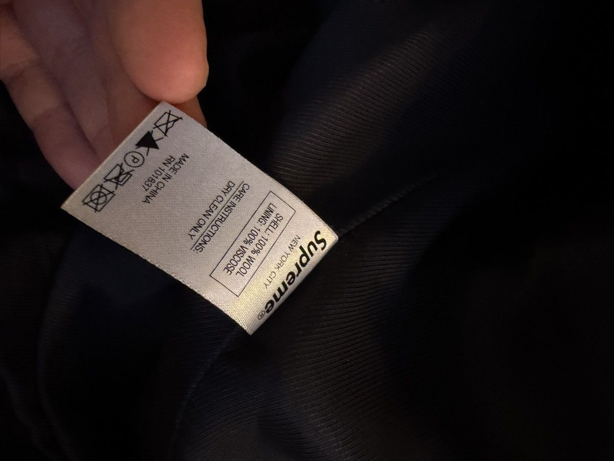 Supreme Supreme Loro Piana Wool Overcoat FW15 Dark Navy | Size US L / EU 52-54 / 3 - 7 Thumbnail