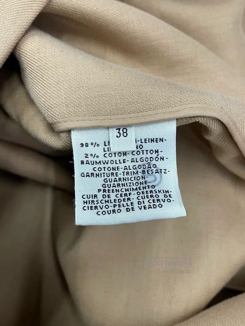 Hermes Hermes Khaki Linen Overcoat Size XS / US 0-2 / IT 36-38 - 5 Thumbnail