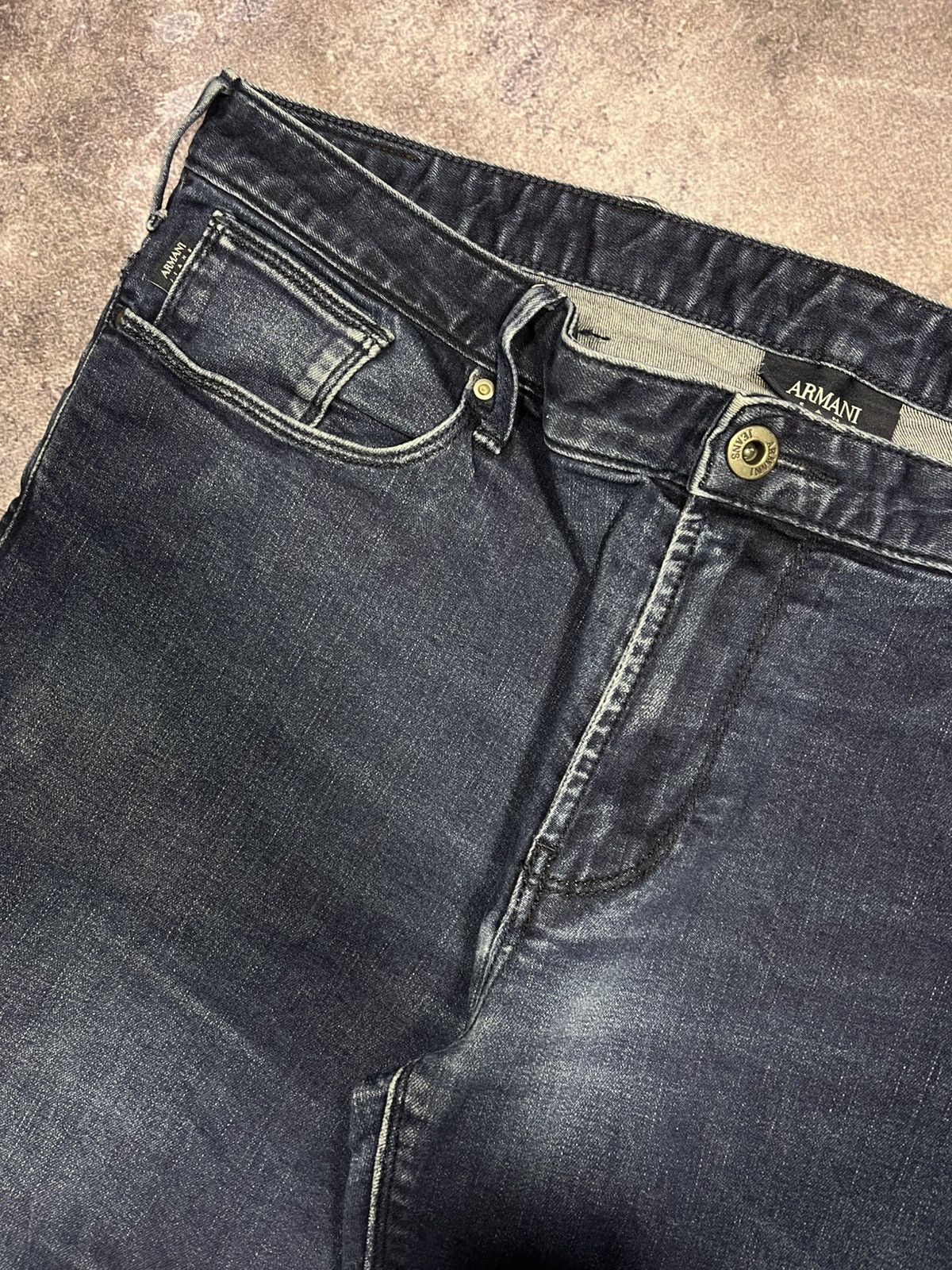 Armani Armani Jeans Metal Logo Jeans Denim Vintage Streetwear Y2K Size US 36 / EU 52 - 7 Thumbnail
