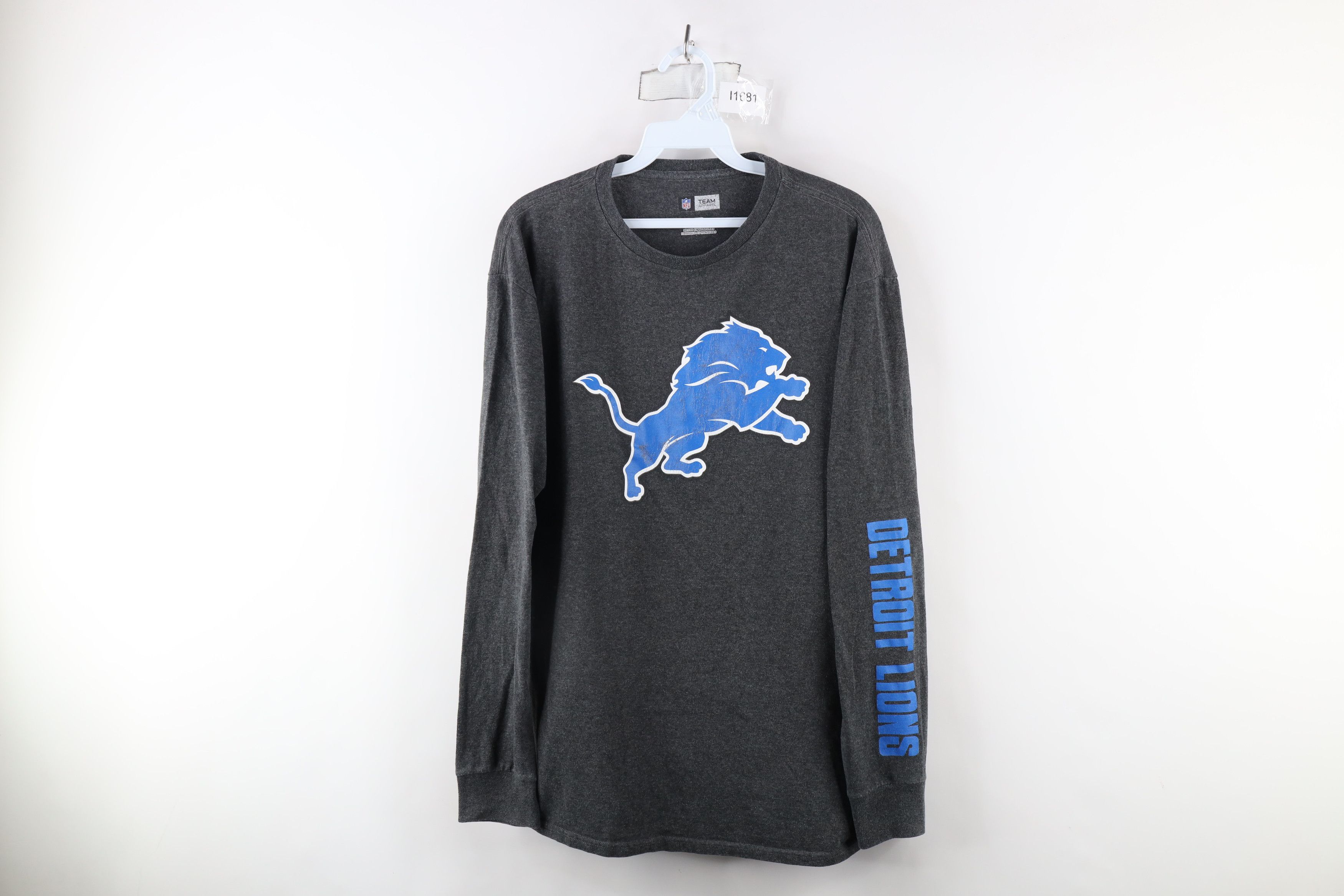 Vintage Vintage NFL Out Detroit Lions Football Long Sleeve T-Shirt Size US L / EU 52-54 / 3 - 1 Thumbnail