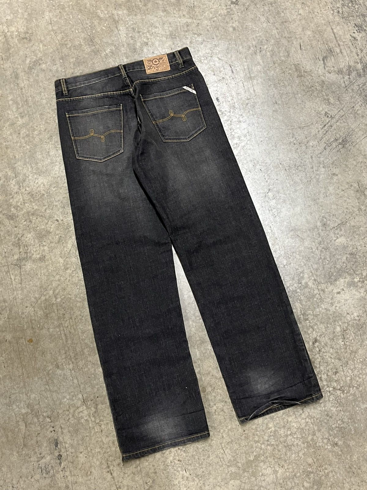 Southpole × Vintage Y2K baggy fit southpole style denim wide leg opium grunge Size US 34 / EU 50 - 6 Thumbnail