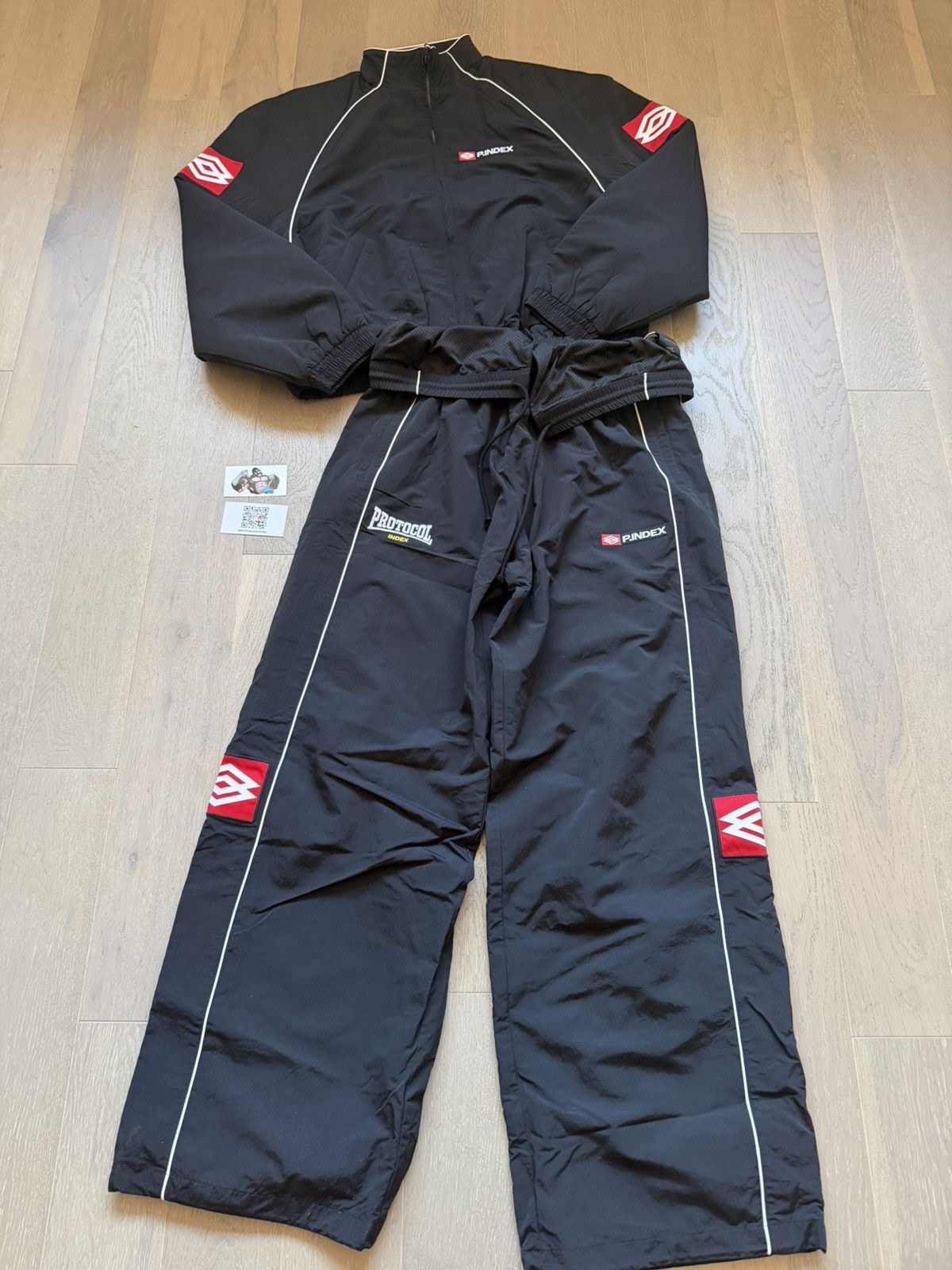 PROJECT G/R Protocol Index Exaggerated Shoulder Sweatsuit Size US XXL / EU 58 / 5 - 2 Thumbnail