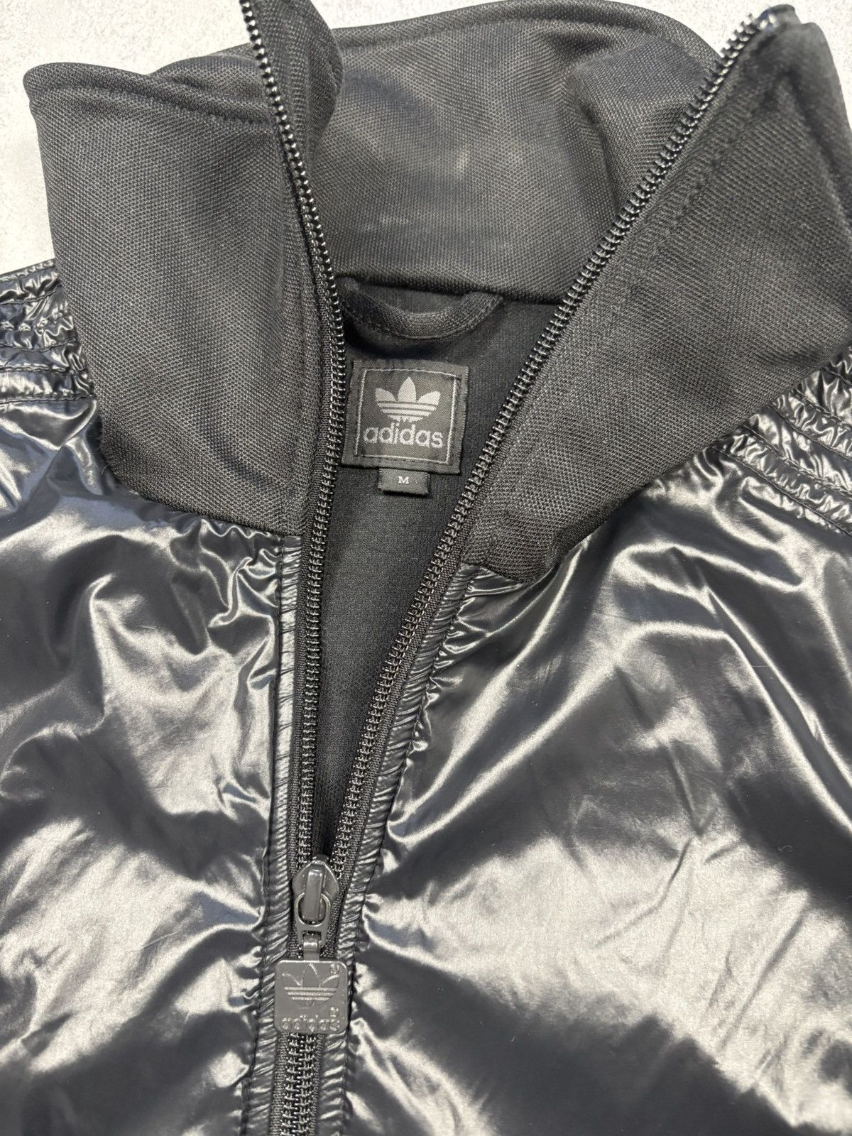 Adidas Vintage Adidas Originals Black Track Jacket Trefoil Zip Up M Size US M / EU 48-50 / 2 - 9 Thumbnail