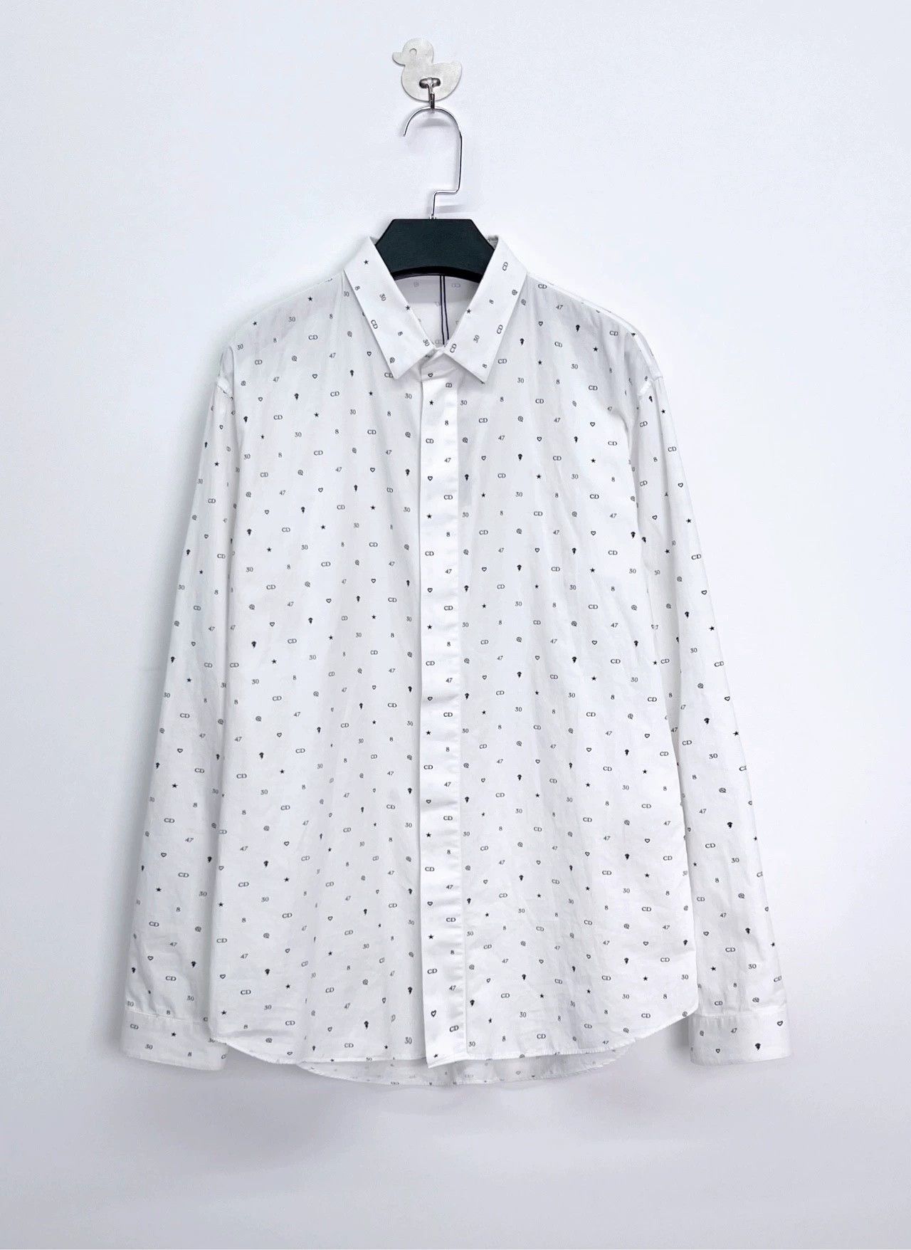 Dior Dior White Logo Button-Up Shirt Jacket Size US M / EU 48-50 / 2 - 1 Thumbnail