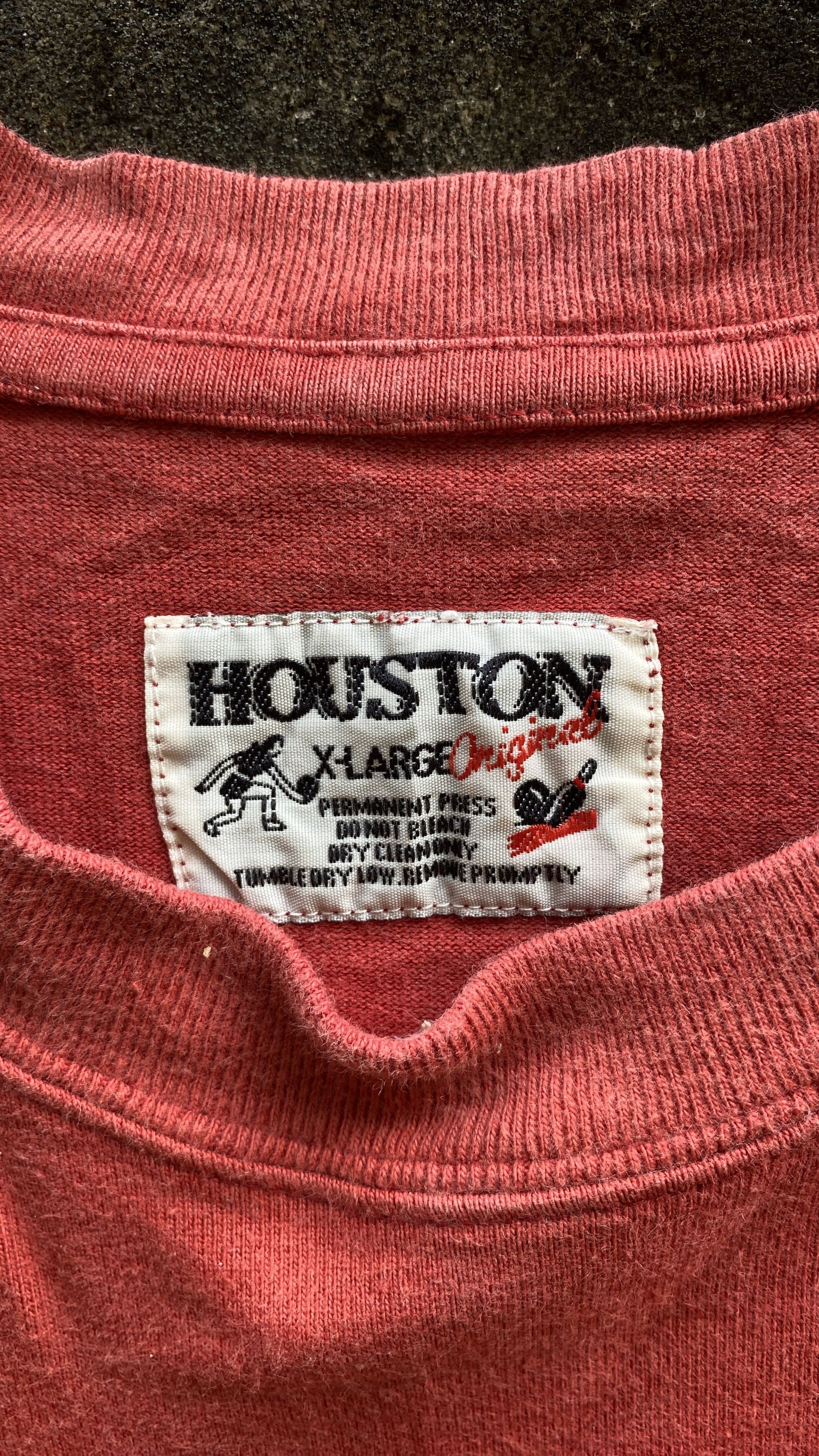 Vintage Vintage 90s Houston Bowling Chain Stitch Thrashed Faded Tee Size US XL / EU 56 / 4 - 3 Thumbnail