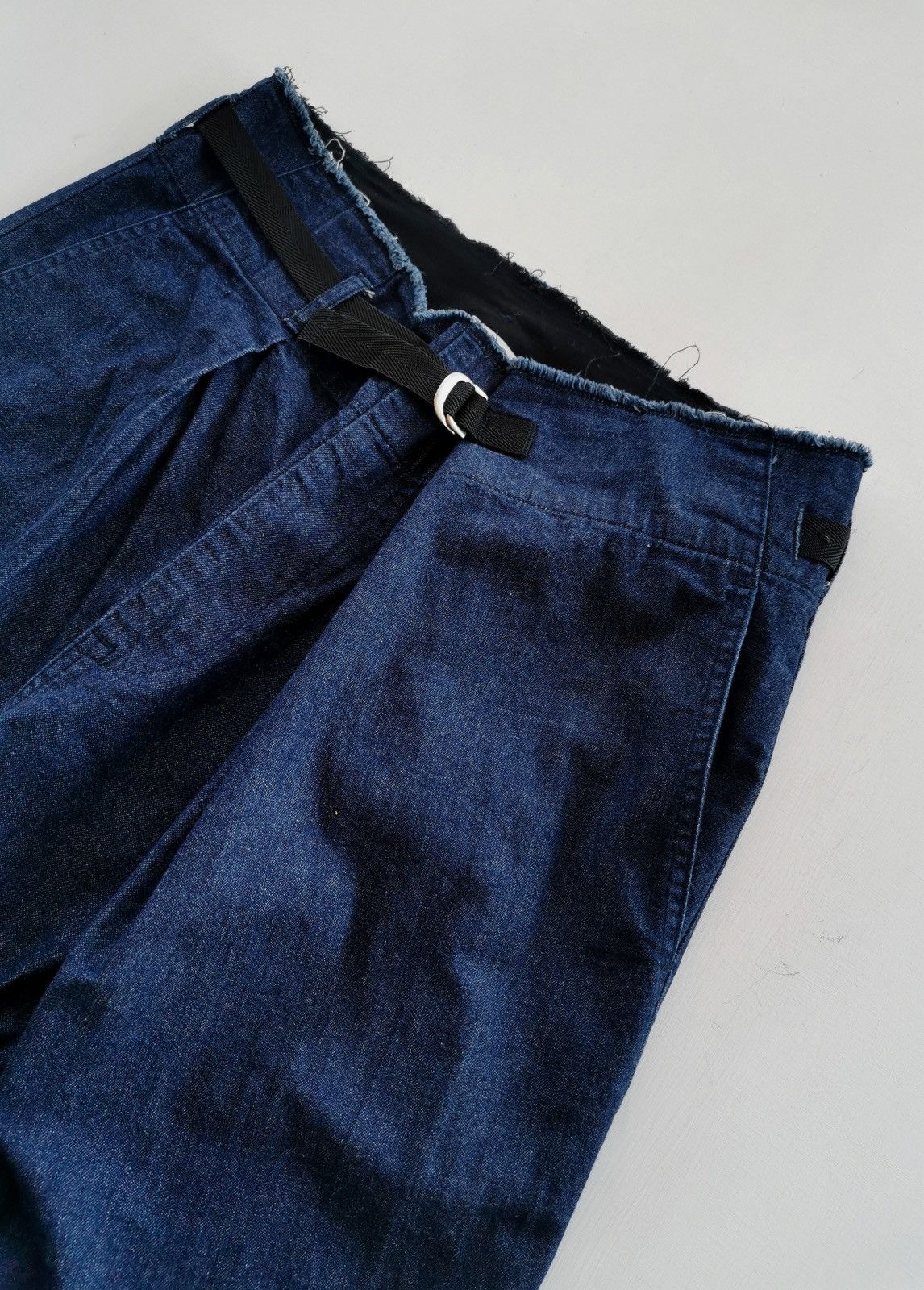 Johnbull Johnbull Japan ZP168 Wrap Denim Trousers Size 32" / US 10 / IT 46 - 3 Thumbnail