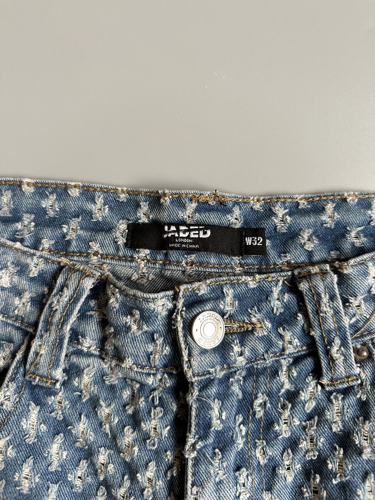 Jaded London Distressed Jaded London Hole Denim Jeans Blue Size 32 Size US 32 / EU 48 - 9 Thumbnail