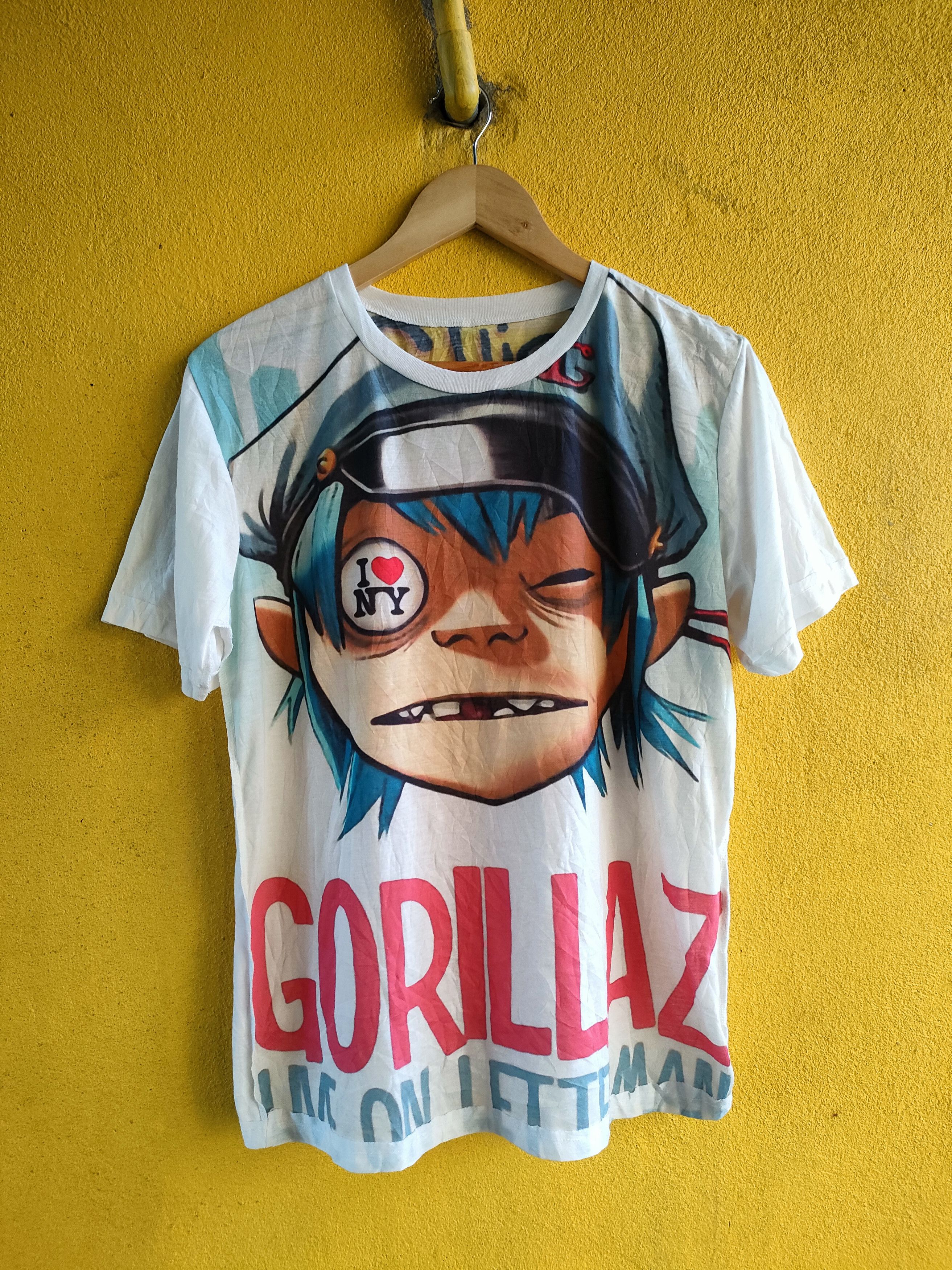 Band Tees Bootleg Gorillaz Over print Size US M / EU 48-50 / 2 - 1 Thumbnail