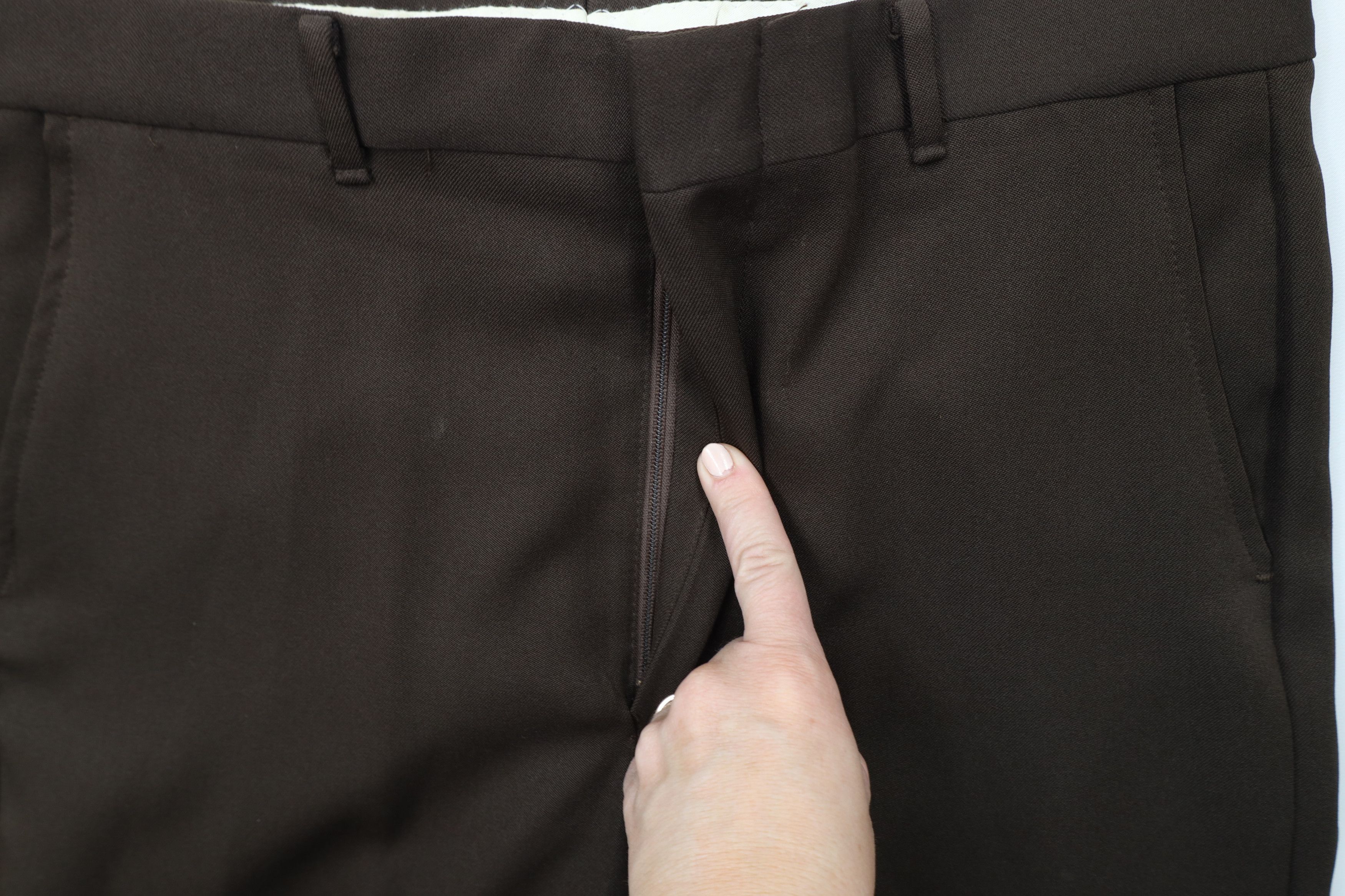 Vintage Vintage 70s Streetwear Flared Wide Leg Chino Pants Brown USA Size US 34 / EU 50 - 6 Thumbnail
