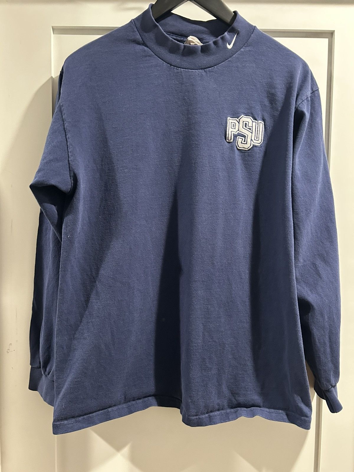 Nike 90s Nike ‘PSU’ Turtle Neck Long Sleeve Made in USA Size US M / EU 48-50 / 2 - 1 Thumbnail