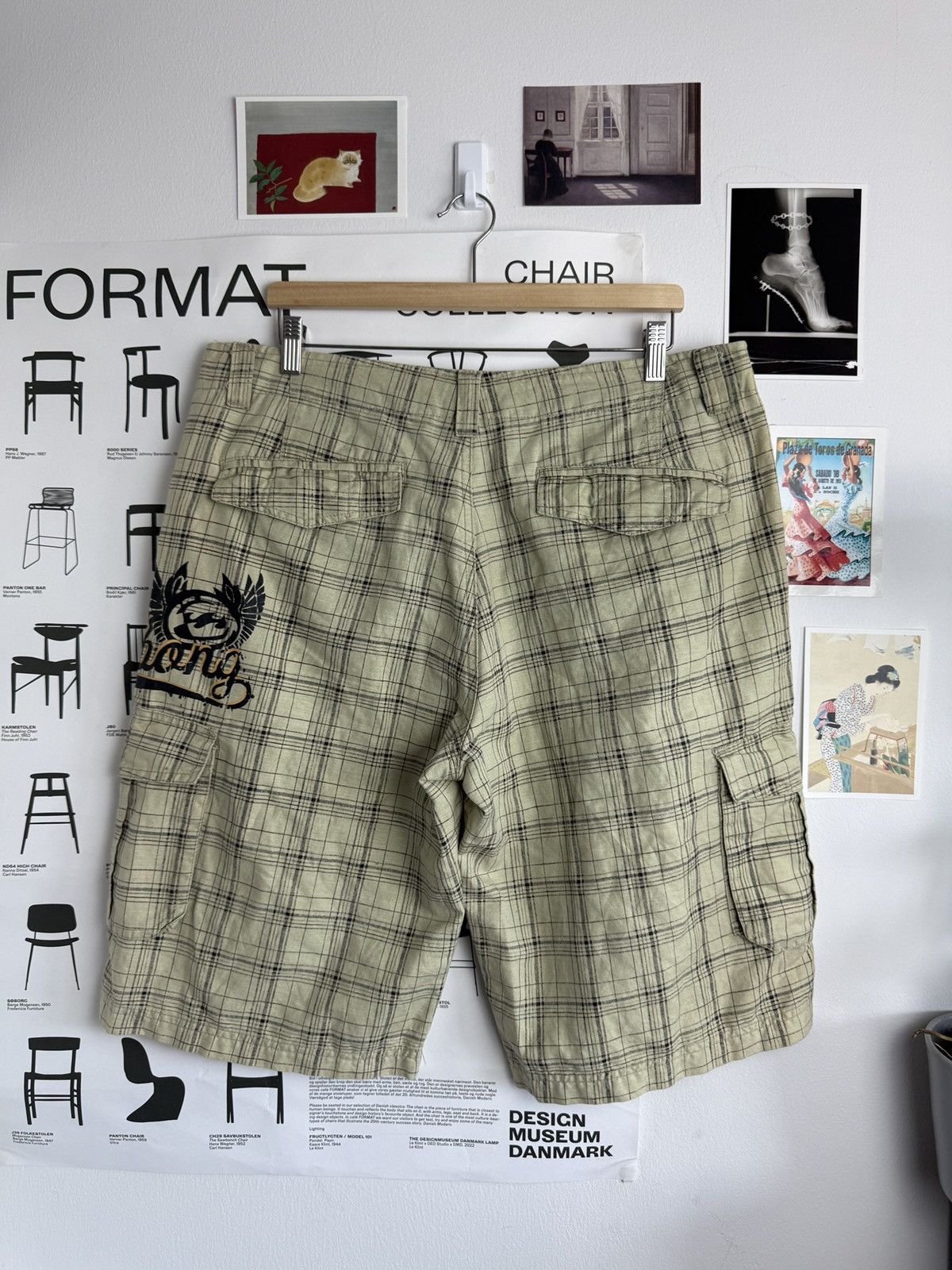 Billabong Vintage y2k Billabong checked baggy shorts jorts skate opium Size US 34 / EU 50 - 2 Thumbnail