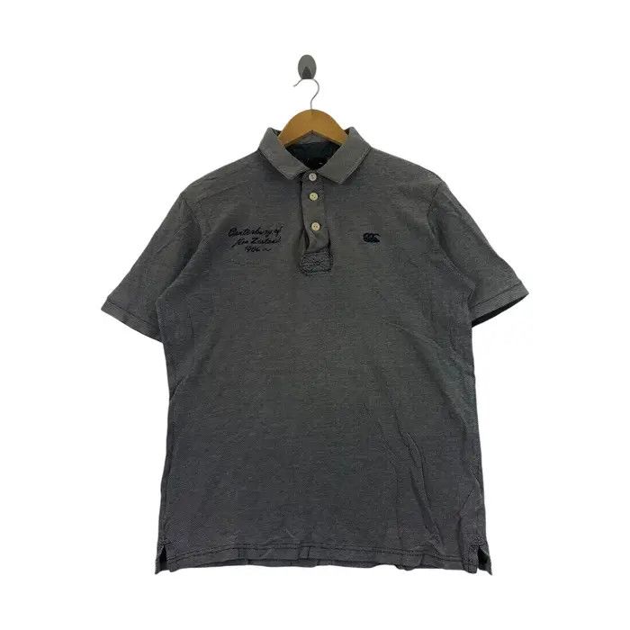 Canterbury of New Zealand Vintage CANTERBURY NEW ZEALAND Plain Polo Tee Shirt Size US L / EU 52-54 / 3 - 1 Thumbnail