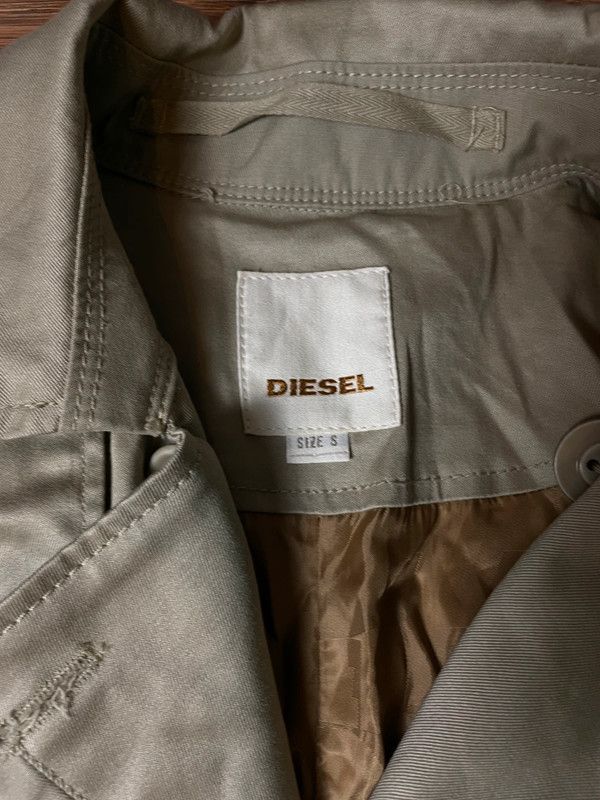 Diesel × Vintage Diesel Vintage Cream Coat Size S / US 4 / IT 40 - 3 Thumbnail