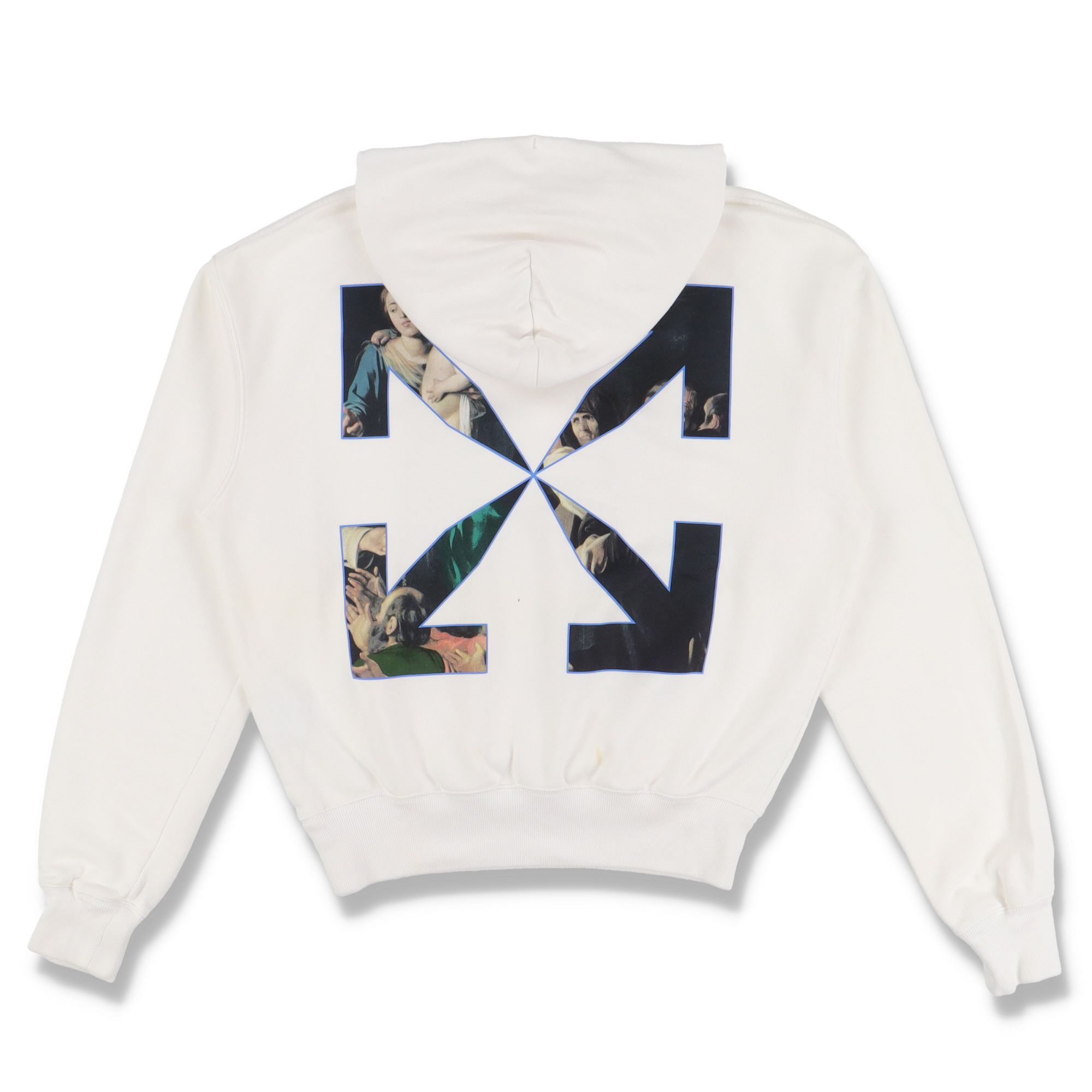 Off-White White Caravaggio Arrows Oversized Hoodie Size US XS / EU 42 / 0 - 8 Thumbnail