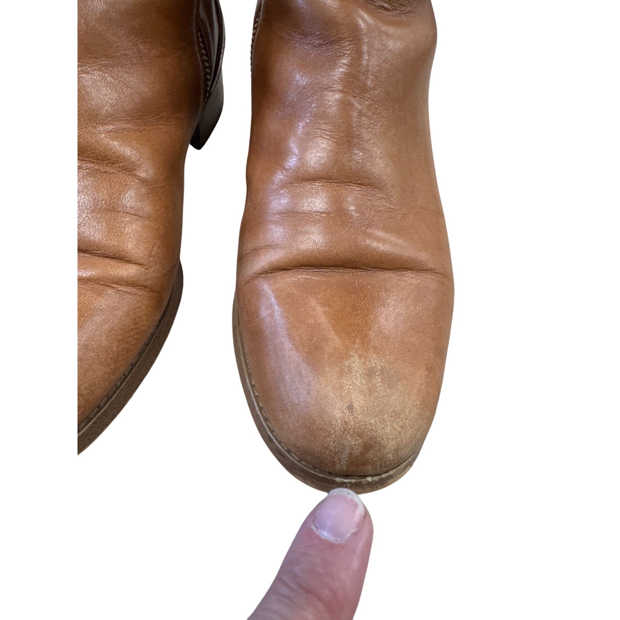 Coach Coach Womens Brown Leather Riding Boots Size 8B SKU 7412 Size US 8 / IT 38 - 11 Thumbnail