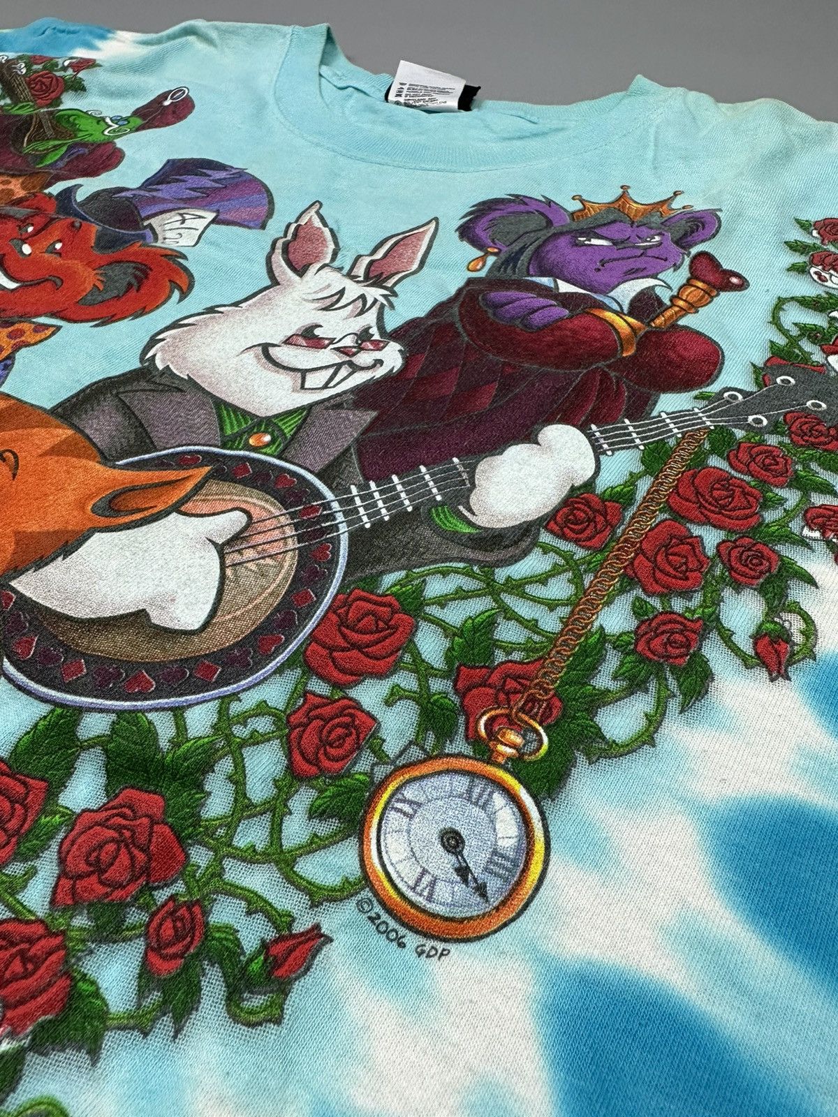 Grateful Dead × Liquid Blue Vintage Liquid Blue Grateful Dead Wonderland Jam-band Tees Size US M / EU 48-50 / 2 - 8 Thumbnail