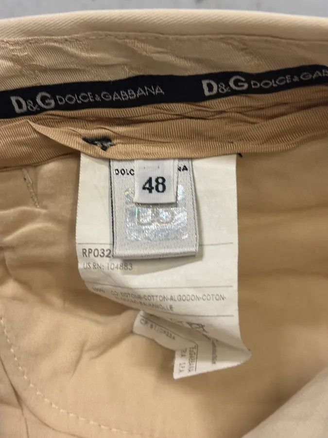 Dolce & Gabbana SS2003 Dolce & Gabbana Cream Cargo Pants Size US 31 - 10 Thumbnail