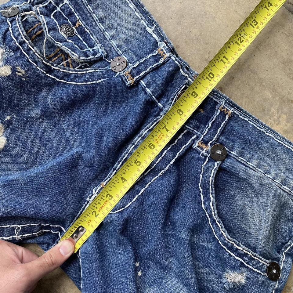 True Religion Vintage True Religion Designer denim jeans. USA bleach tears Size US 33 - 7 Thumbnail