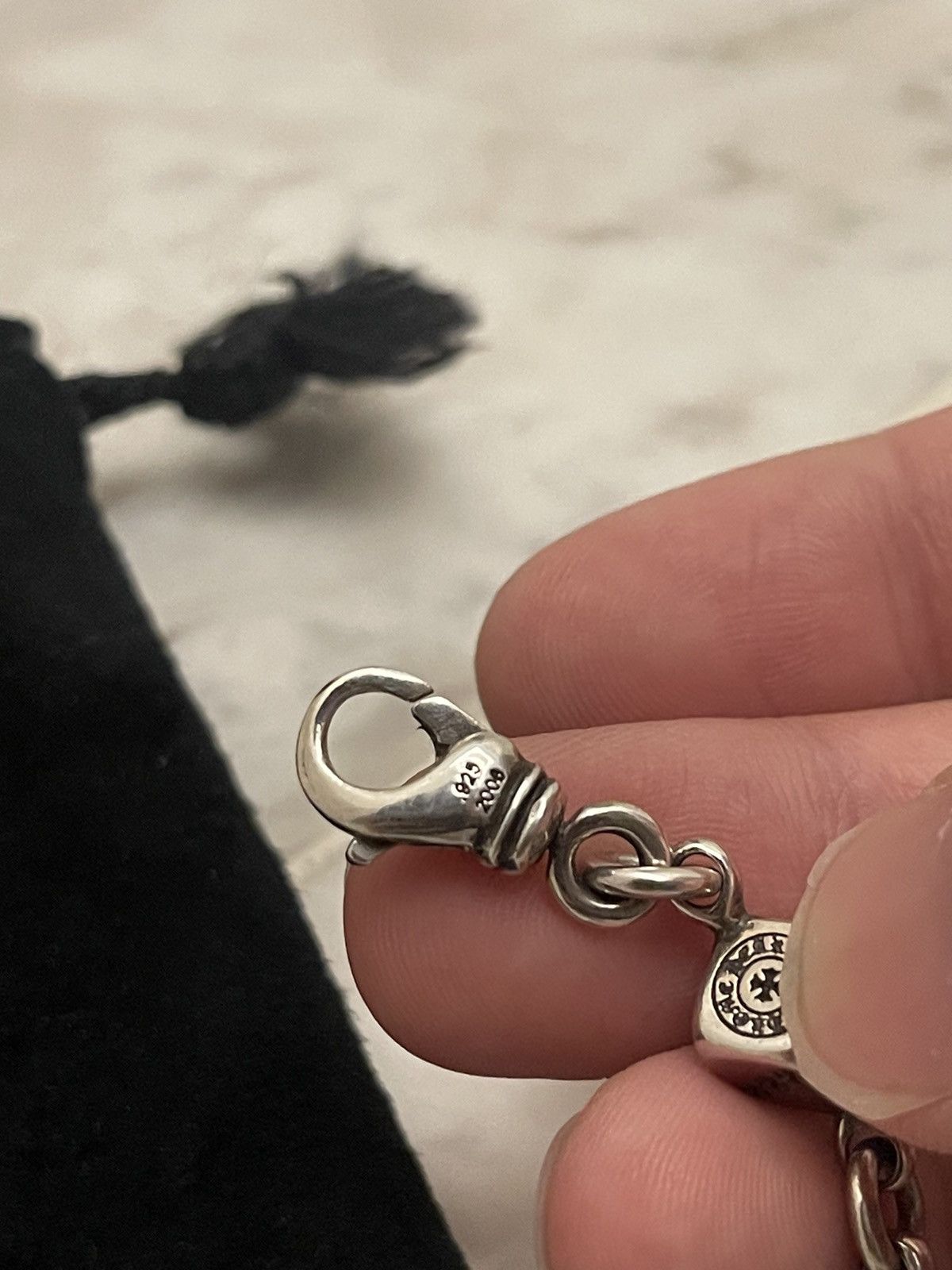 Chrome Hearts RARE ! Chrome hearts dice and crossball bracelet 7” long Size ONE SIZE - 3 Thumbnail