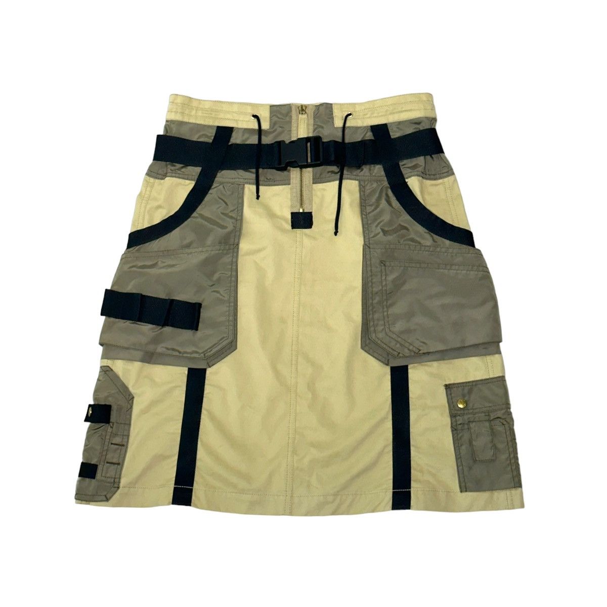 Jean Paul Gaultier FW 2003 Bondage Parachute cargo skirt Size 30" / US 8 / IT 44 - 1 Thumbnail