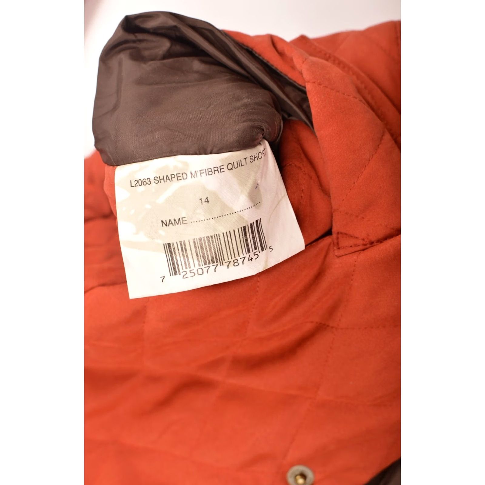 Barbour Barbour L2063 Shaped M'fibre Microfibre Quilt Short Jacket Women's UK 14 / EURO 40 / USA 10 Red Quilted Jacket Size 27" / US 4 / IT 40 - 6 Thumbnail