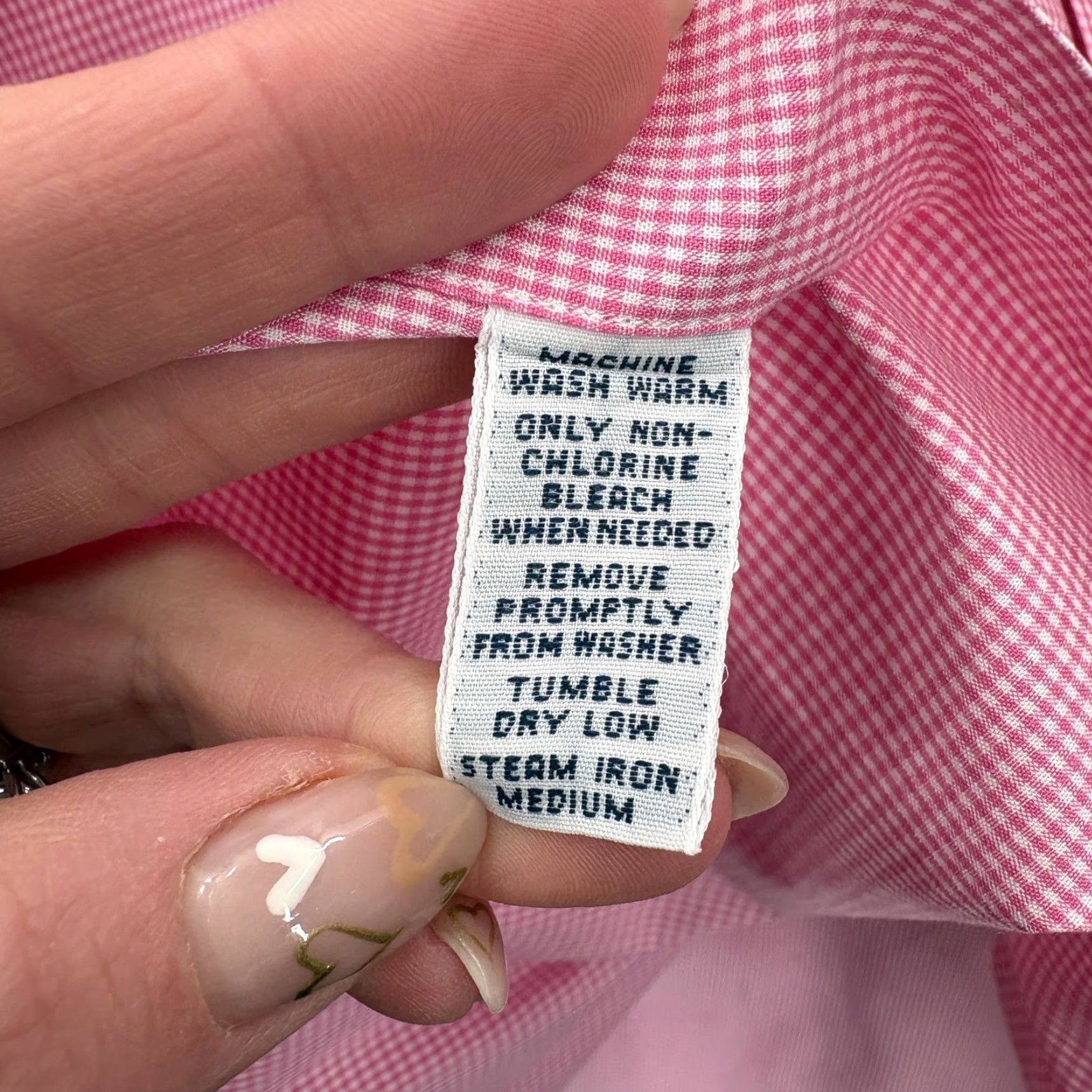 Ralph Lauren Ralph Lauren Yarmouth Shirt Mens XL Pink Check Classic Button Front Long Sleeve Size US XL / EU 56 / 4 - 5 Thumbnail