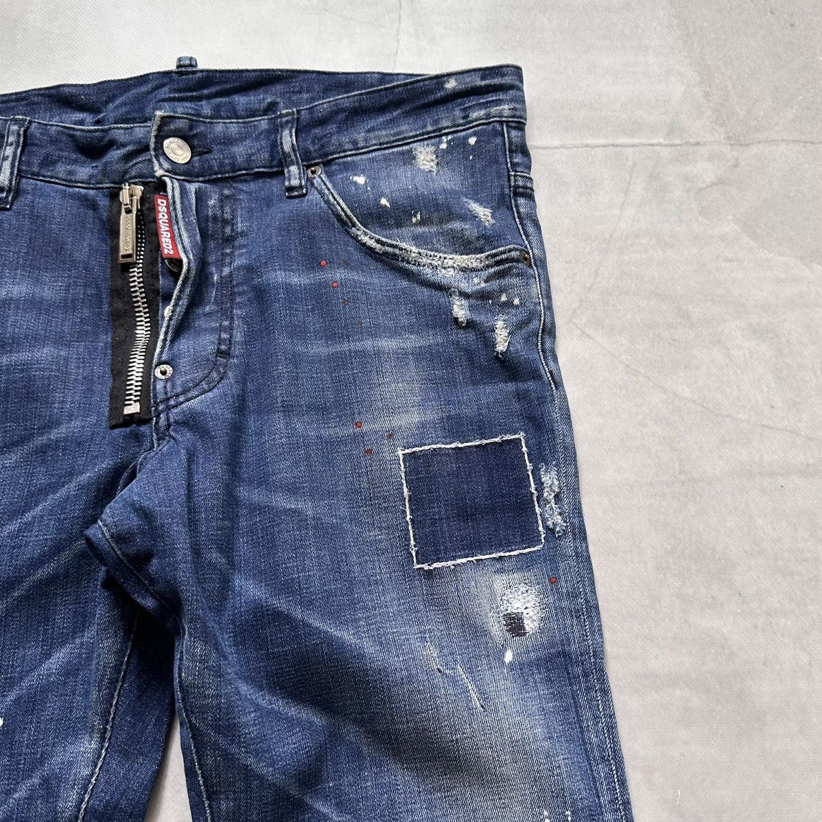 Dsquared2 Dsquared2 Splashed Painted Skater Jeans Galliano Vibe Size US 34 / EU 50 - 5 Thumbnail