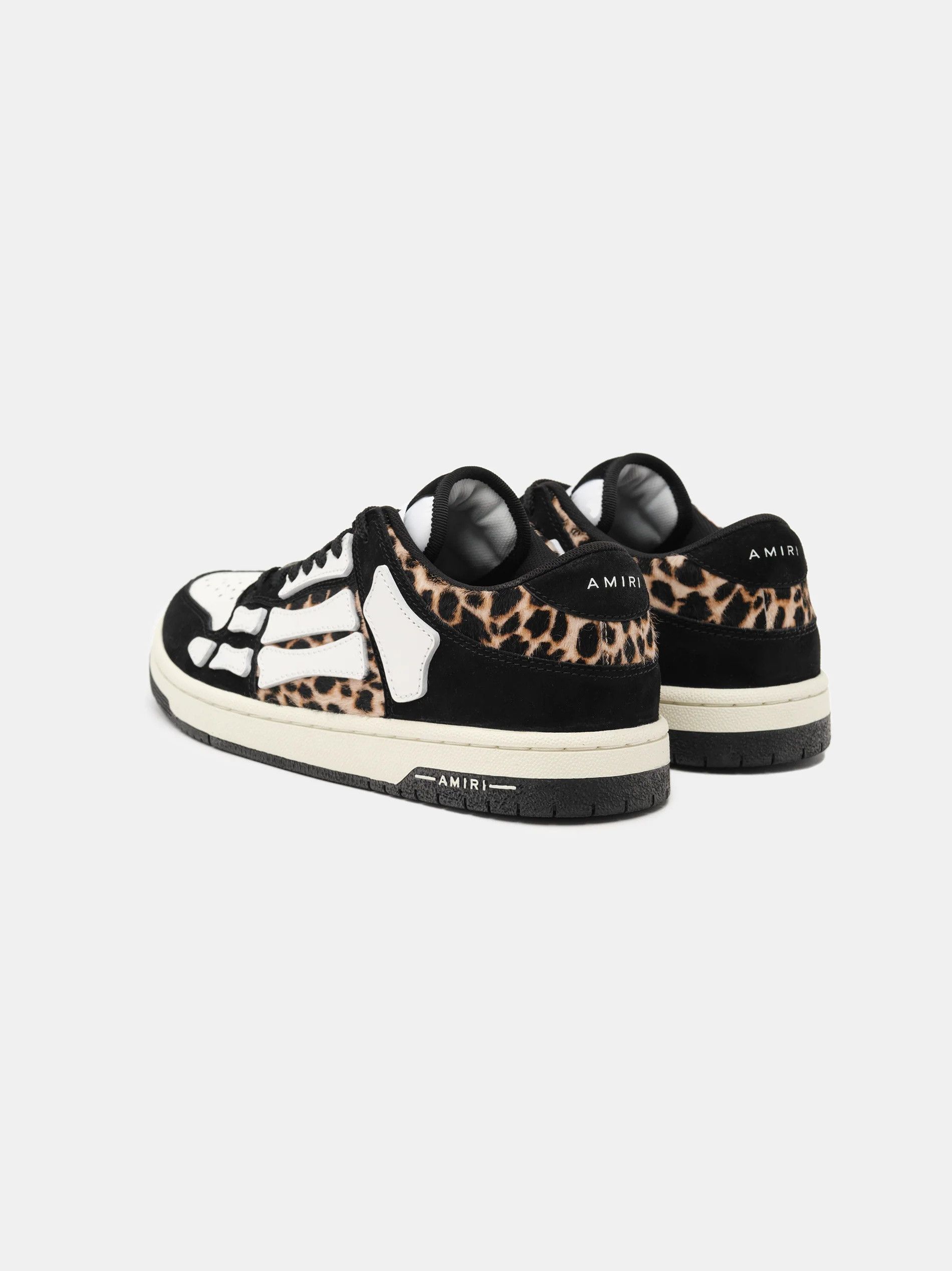 Amiri o1s1wg110925 Leopard Skelton Low Top Sneakers in Mutlicolor Size US 9 / IT 39 - 4 Thumbnail