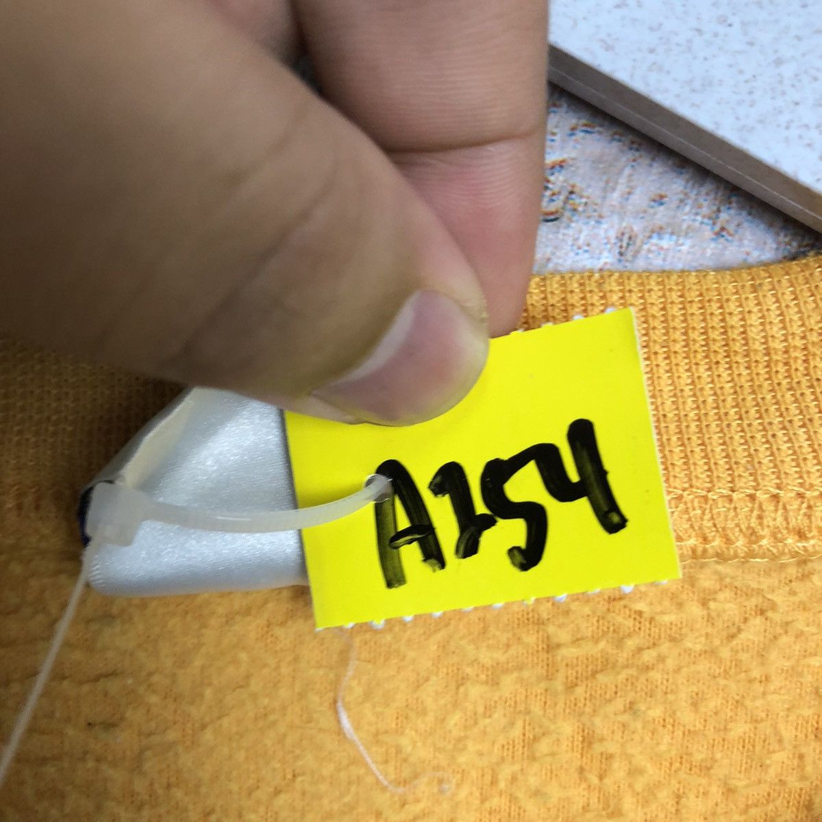 Adidas × Vintage Adidas Yellow dirty Sweatshirt #A254 Size US S / EU 44-46 / 1 - 12 Thumbnail