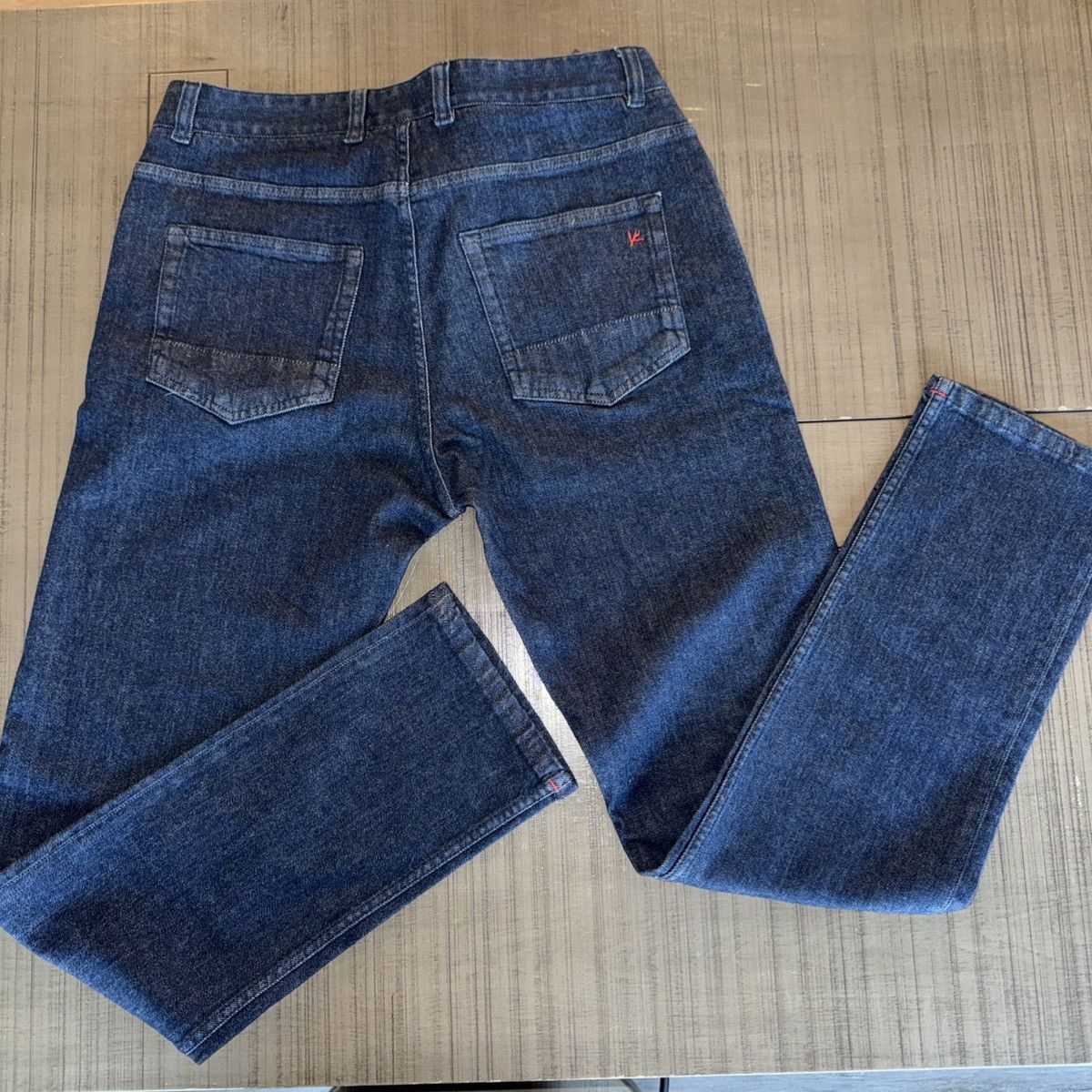 Isaia Isaia Napoli Iconico Selvedge Jeans 36 Italy Red Stitch NWT Size US 36 / EU 52 - 8 Thumbnail