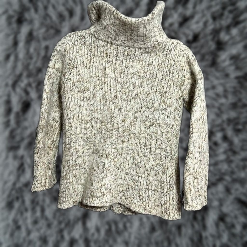 Gap VINTAGE Gap Cardigan Sweater XS Wool Blend Grandpa Light Academia Preppy Women V-Neck Long Sleeve Pockets Button Knit Wool Acrylic Beig e Size XS / US 0-2 / IT 36-38 - 1 Thumbnail