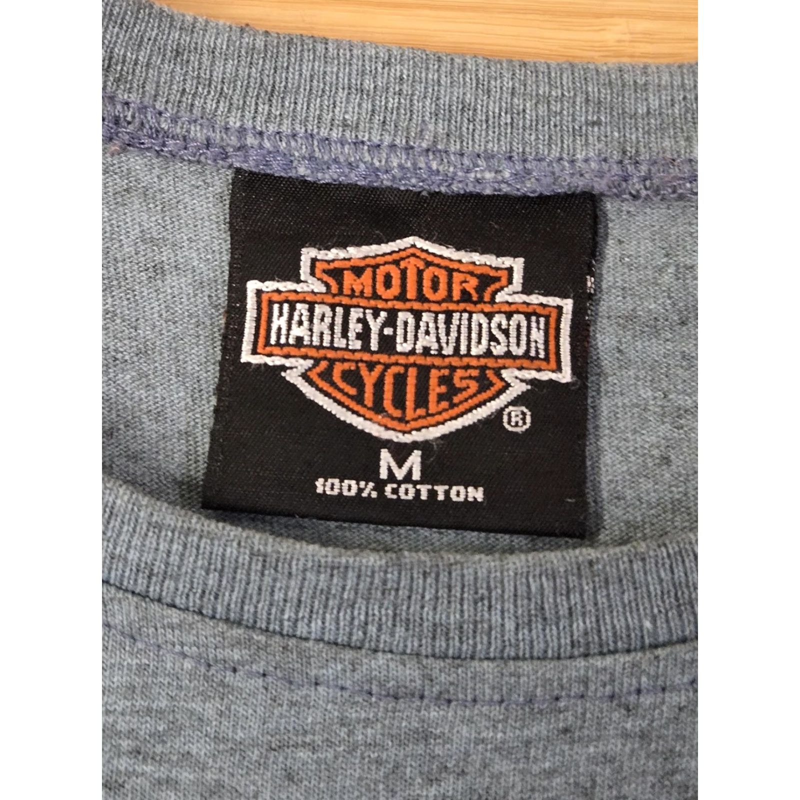 Harley Davidson Harley-Davidson Shirt Womens Medium Sleeveless Gray Route 66 USA Flagstaff Arizona Graphic Print Back Print Classic Size M / US 6-8 / IT 42-44 - 3 Thumbnail