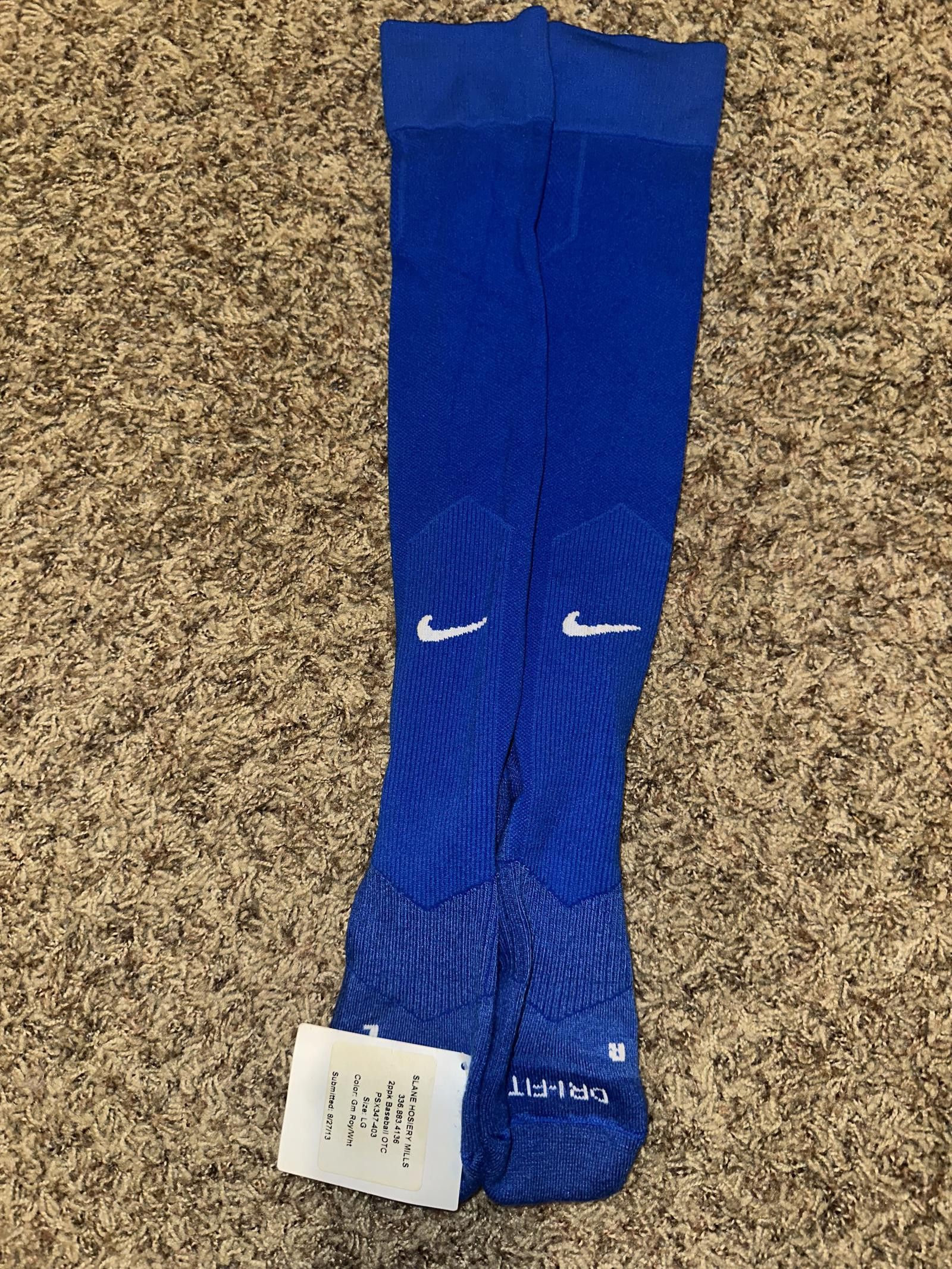 Nike Nike Performance OCT Baseball Game Royal Socks Sample 2013 Size ONE SIZE - 1 Thumbnail