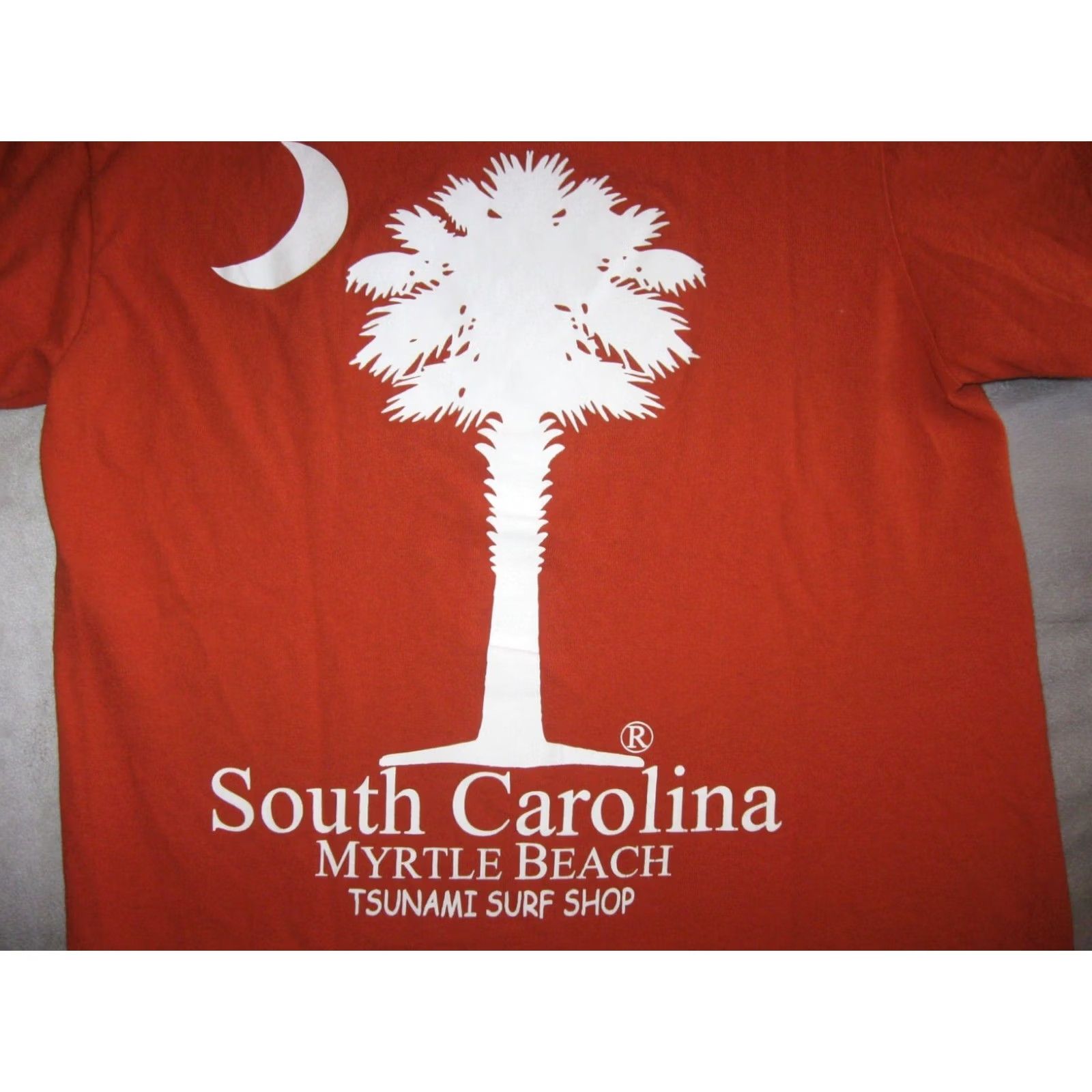 Delta TSUNAMI SURF Shop Myrtle Beach Graphic Shirt Adult Small Mens SOUTH CAROLINA Size US S / EU 44-46 / 1 - 4 Thumbnail