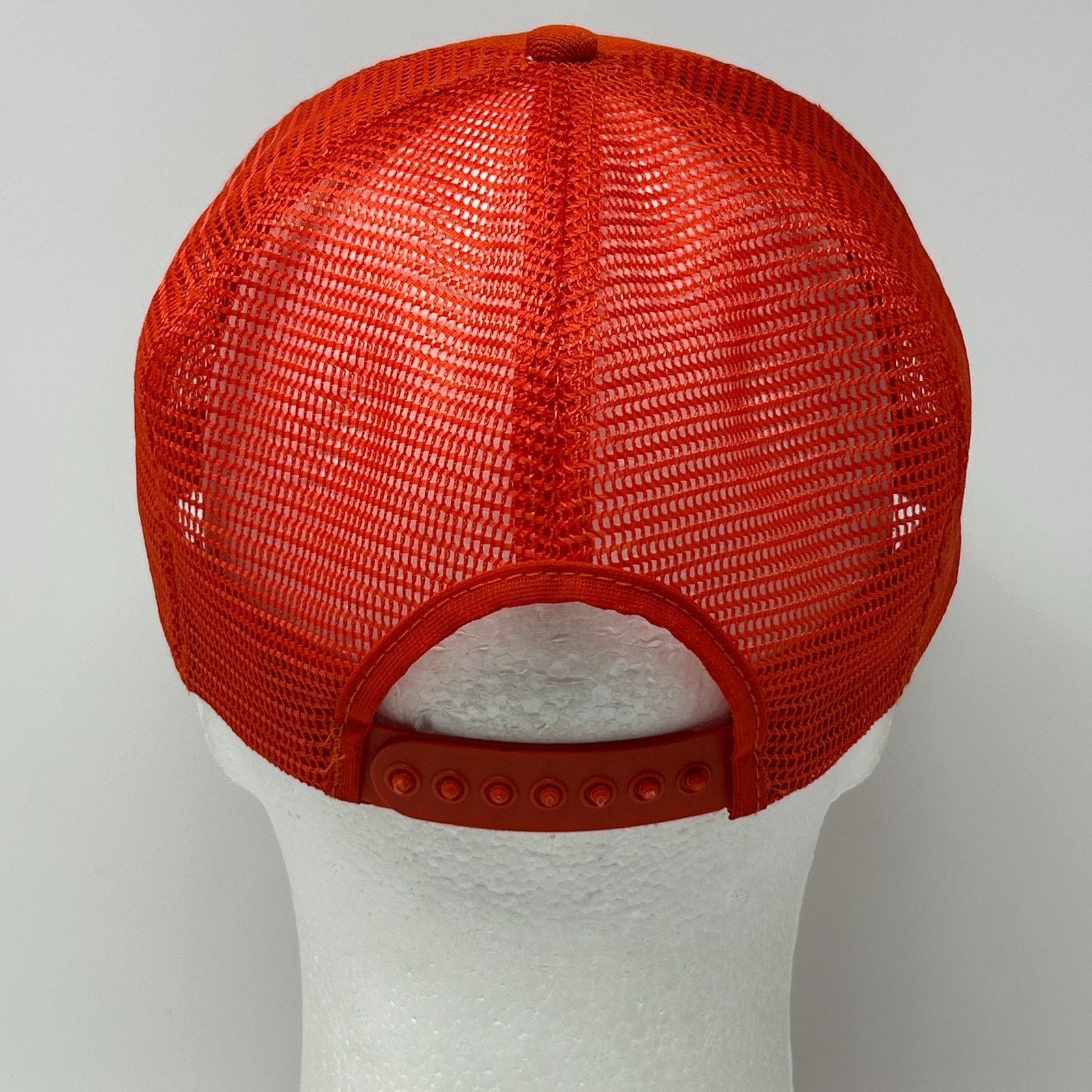 Vintage Vintage 80s Nugget Sportsmens Club Trucker Hat Cap Orange Size ONE SIZE - 3 Thumbnail